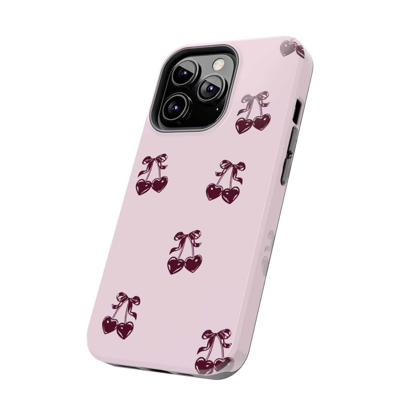 Heart Cherries iPhone Case