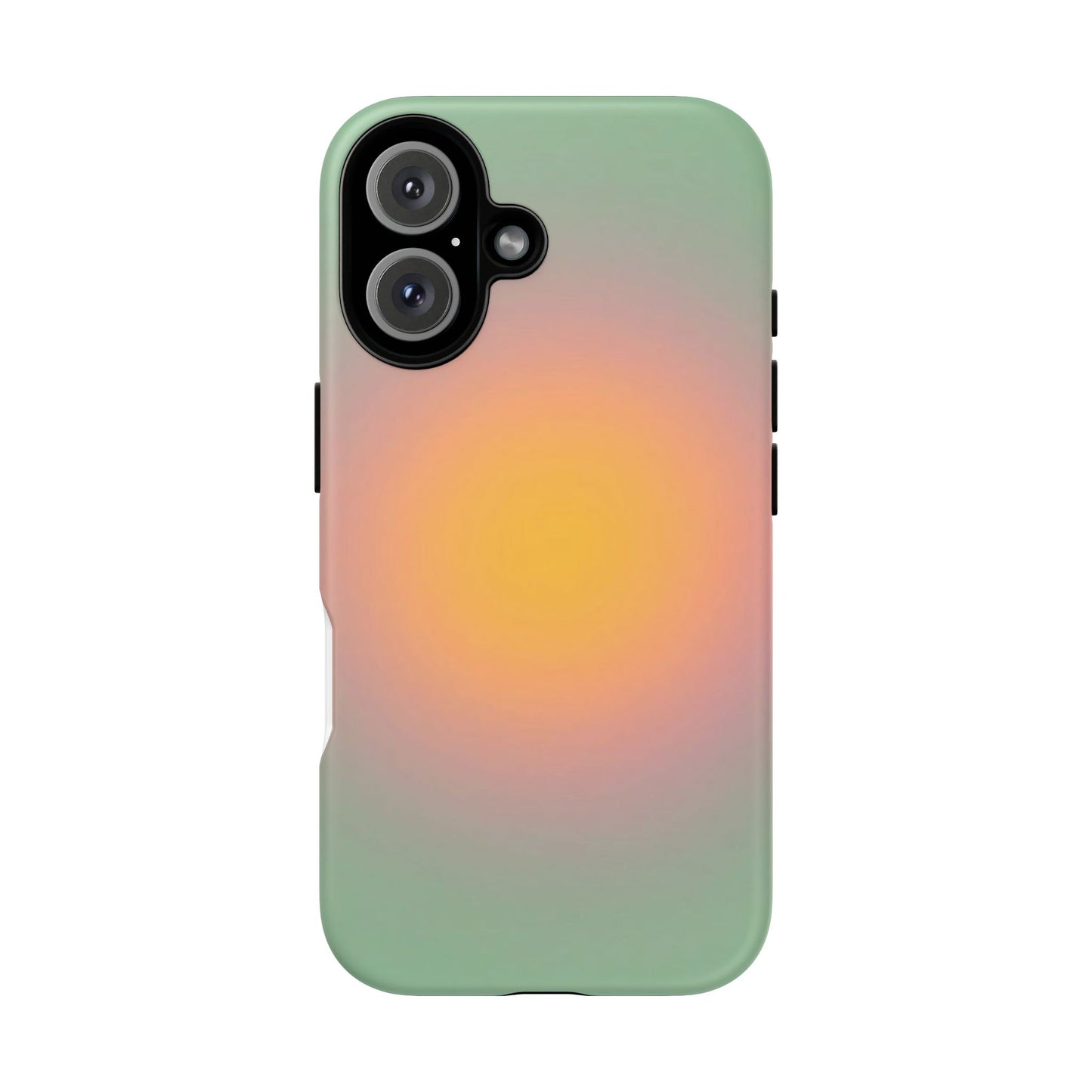 Sage & Orange iPhone Case