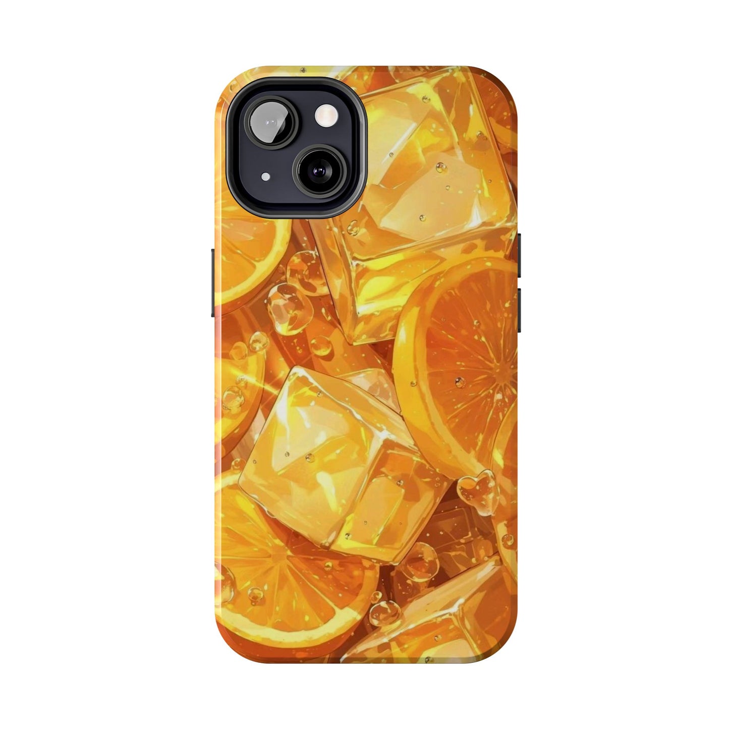 Icy Orange iPhone Case