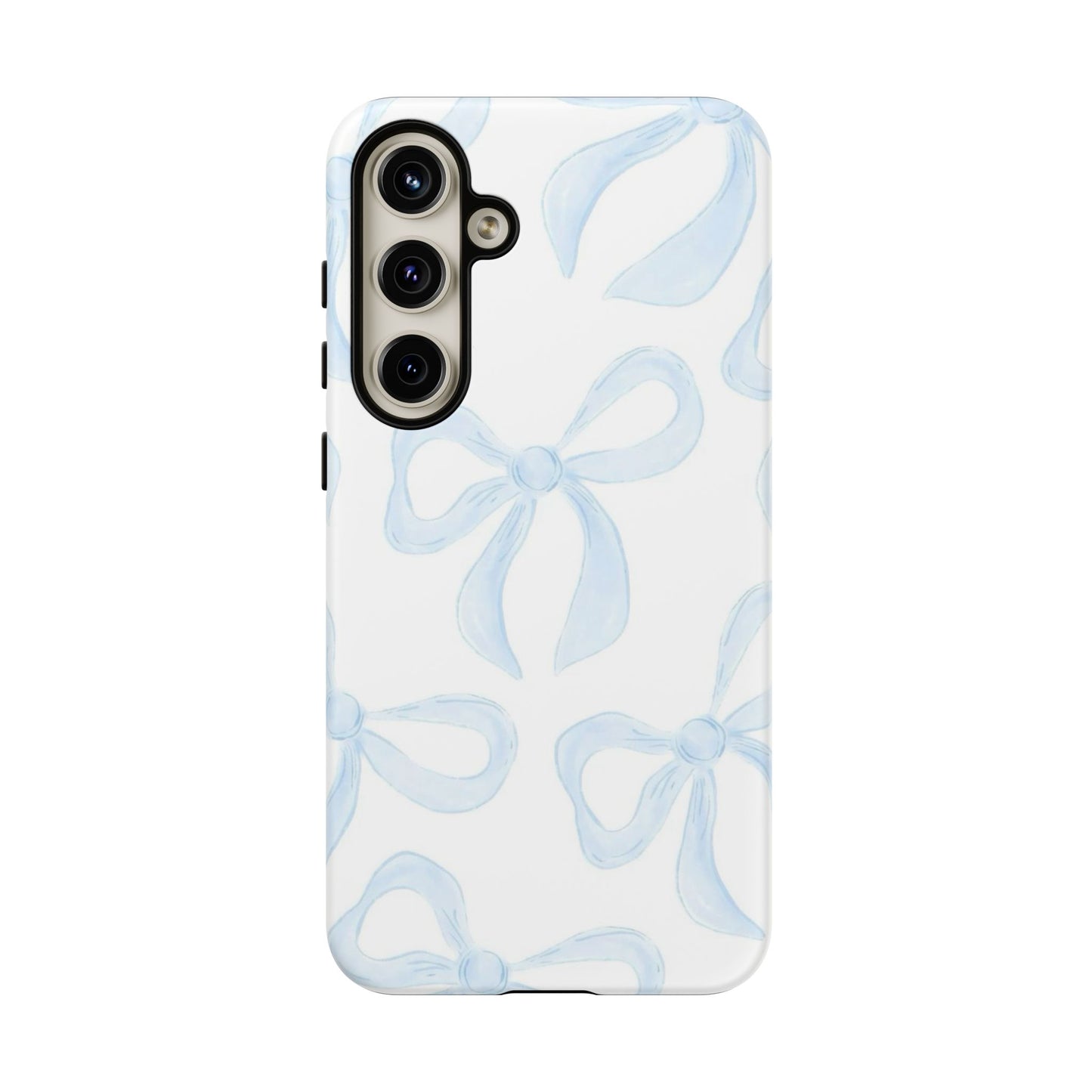 Blue Coquette Bow iPhone Case