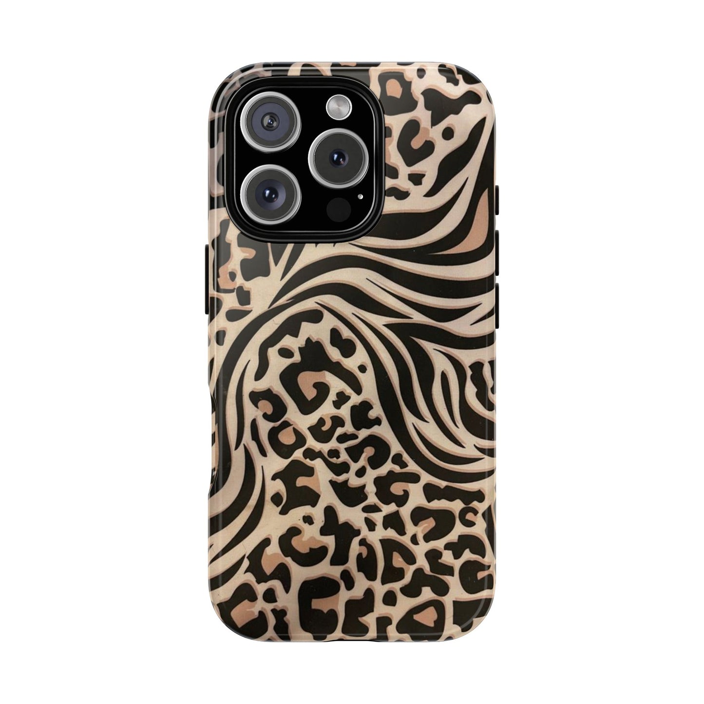 Cheetah Zebra iPhone Case