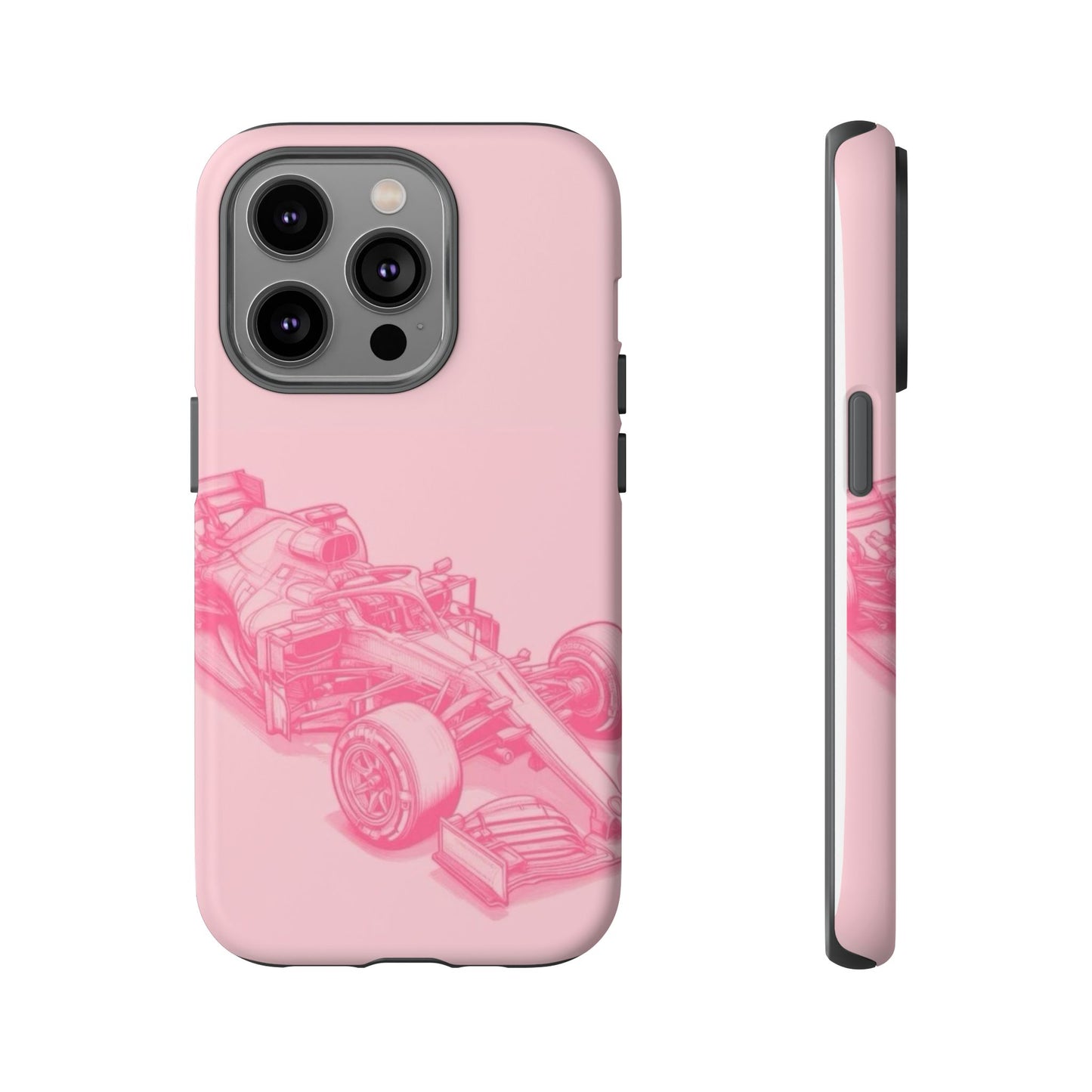 Pink Racecar iPhone Case