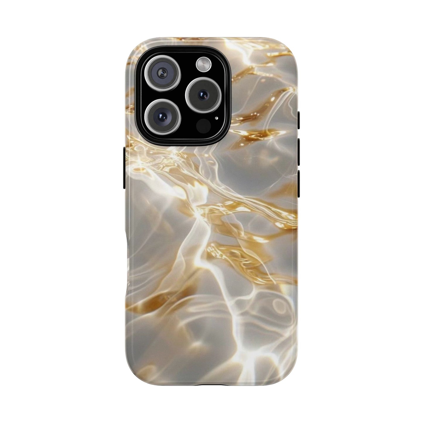 Golden Wave iPhone Case