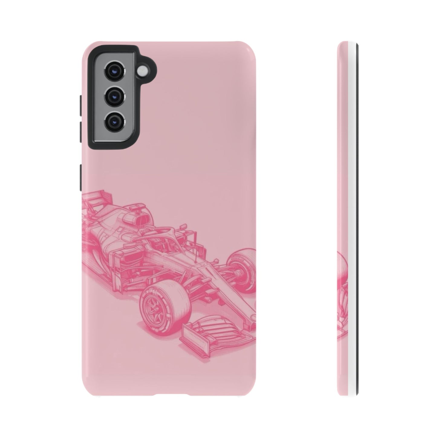 Pink Racecar iPhone Case