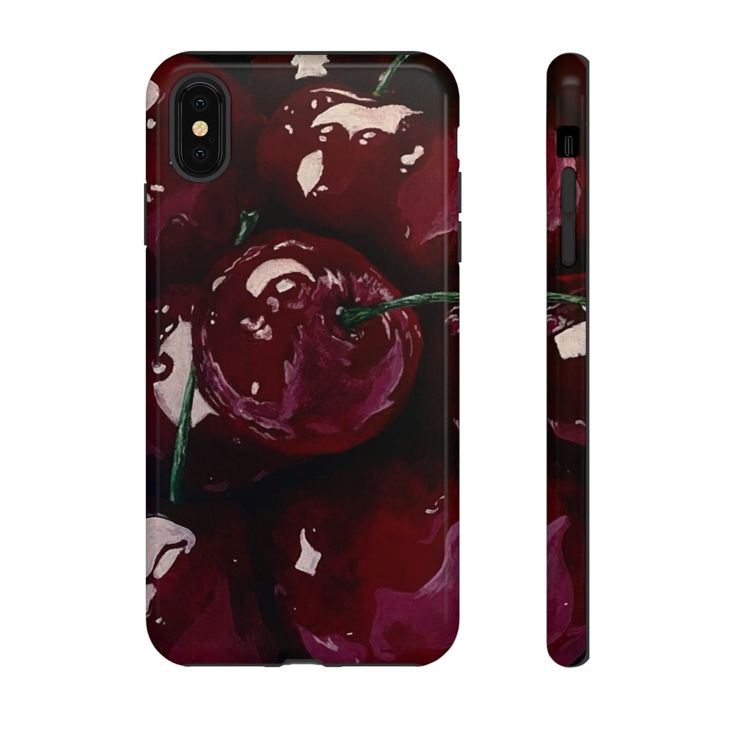 Cherry Painting iPhone Case