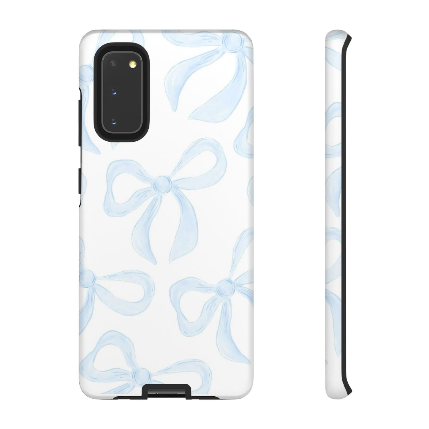 Blue Coquette Bow iPhone Case