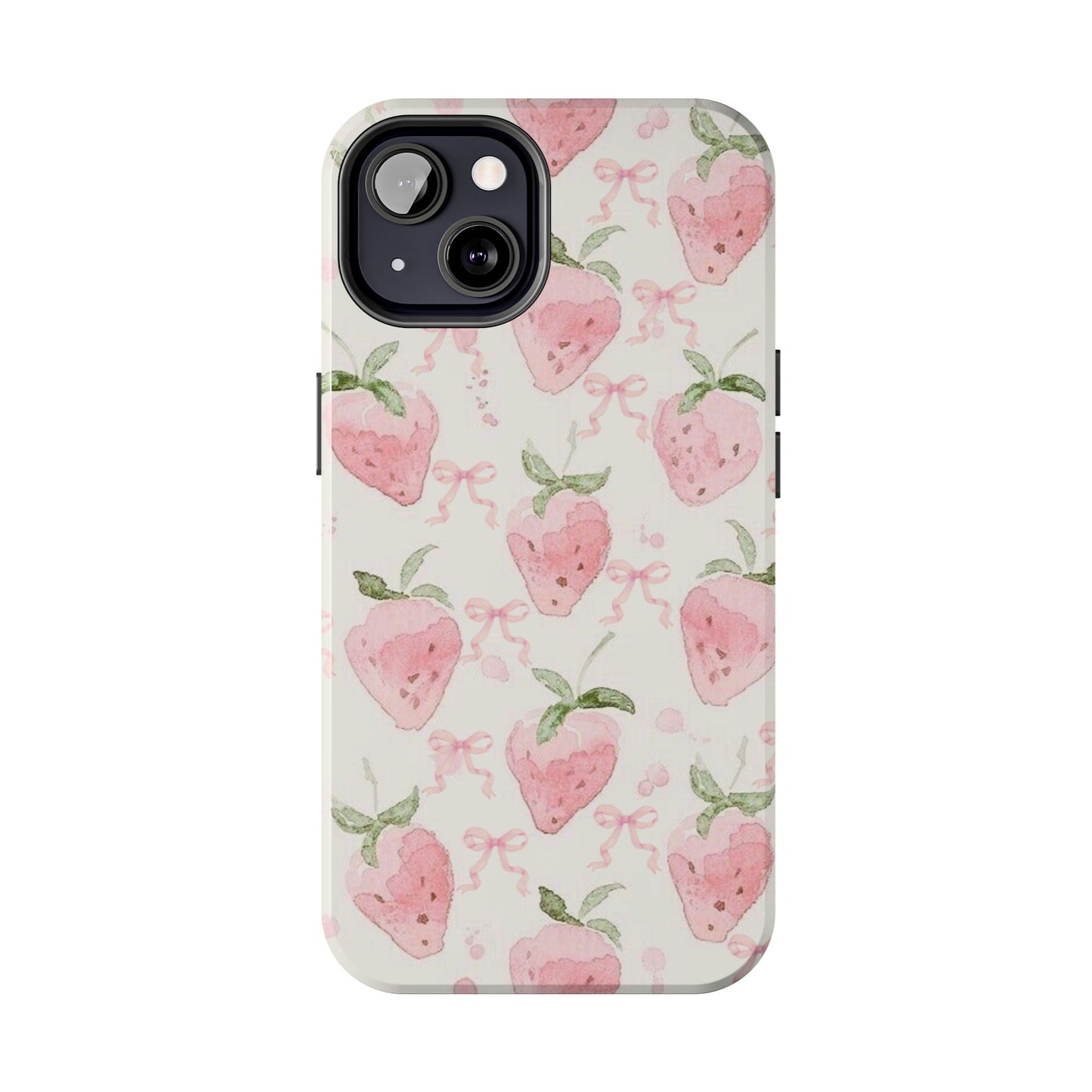 Strawberry Bows iPhone Case