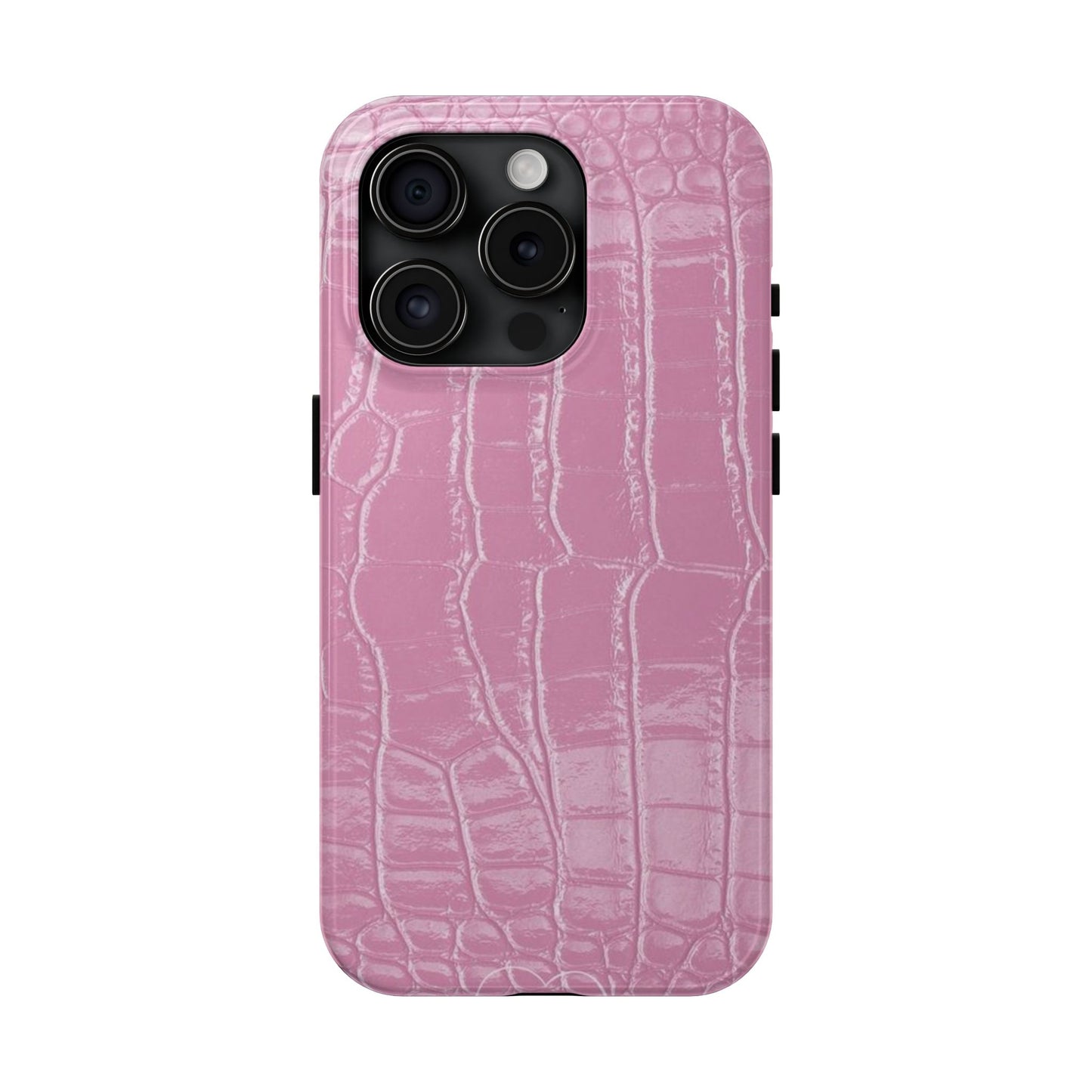 Pink Leather iPhone Case