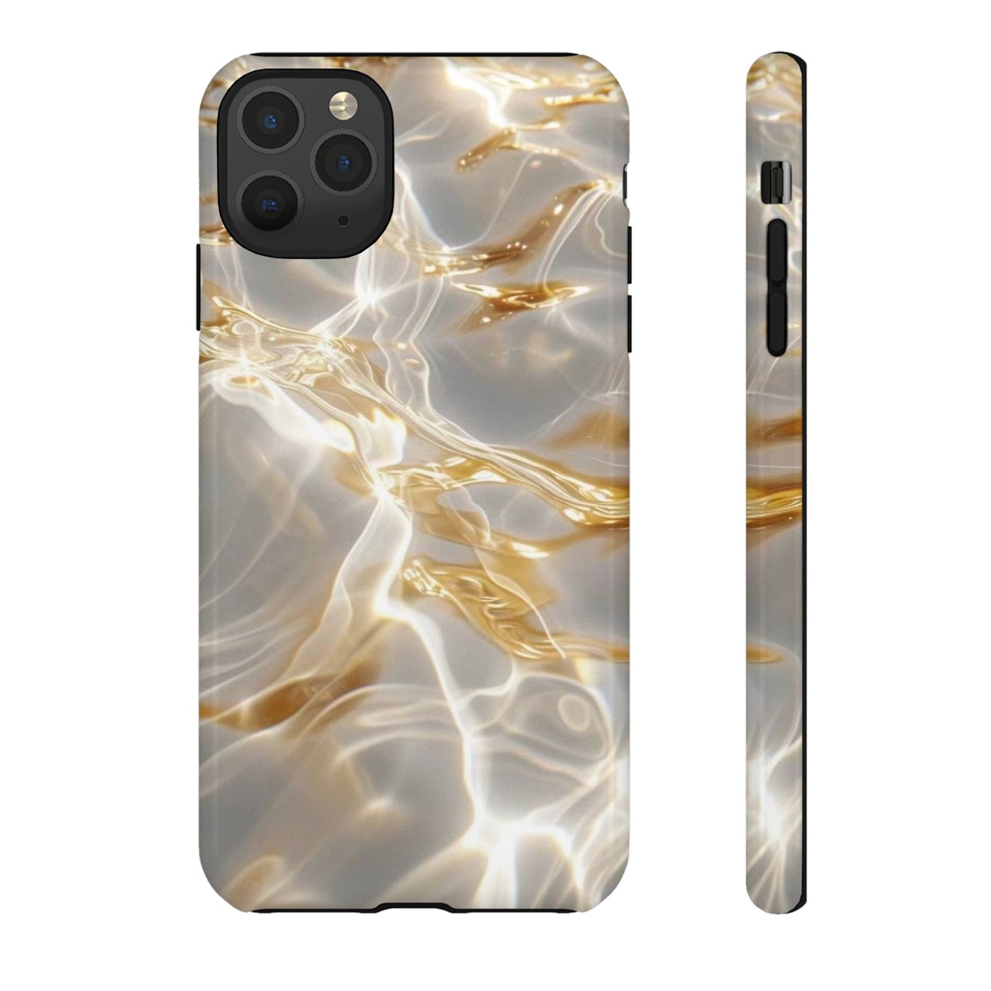 Golden Wave iPhone Case