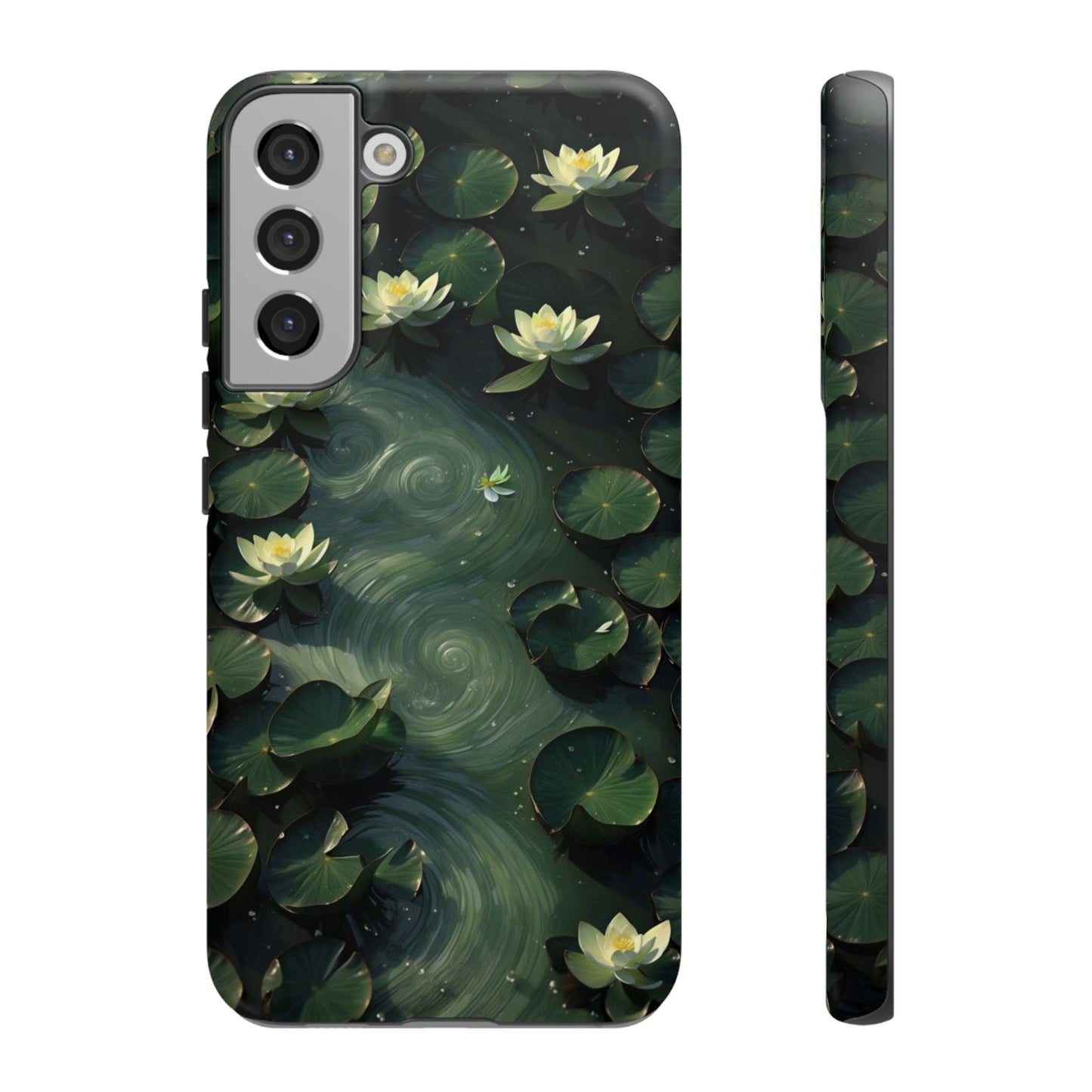 Lilypad Swirls iPhone Case