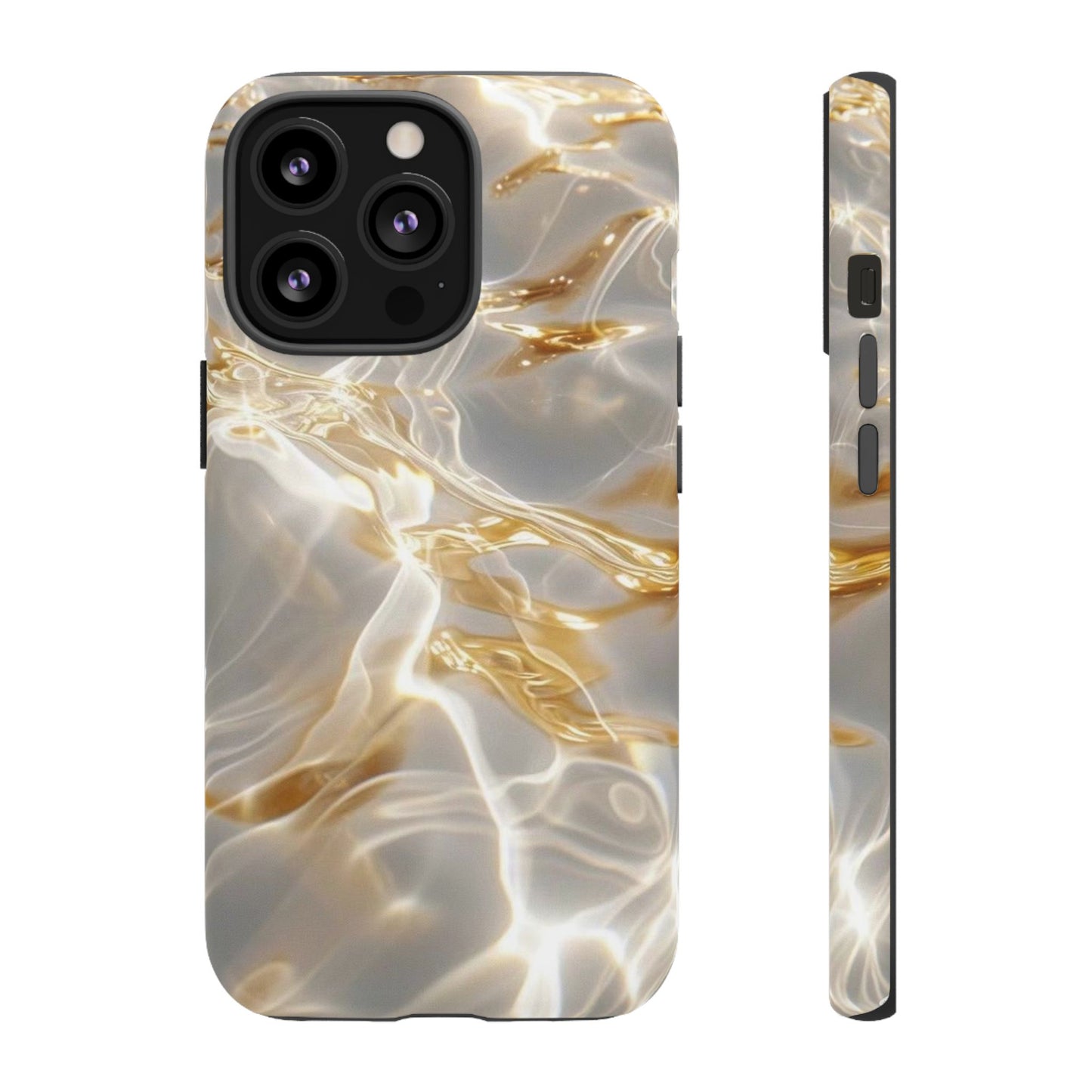 Golden Wave iPhone Case