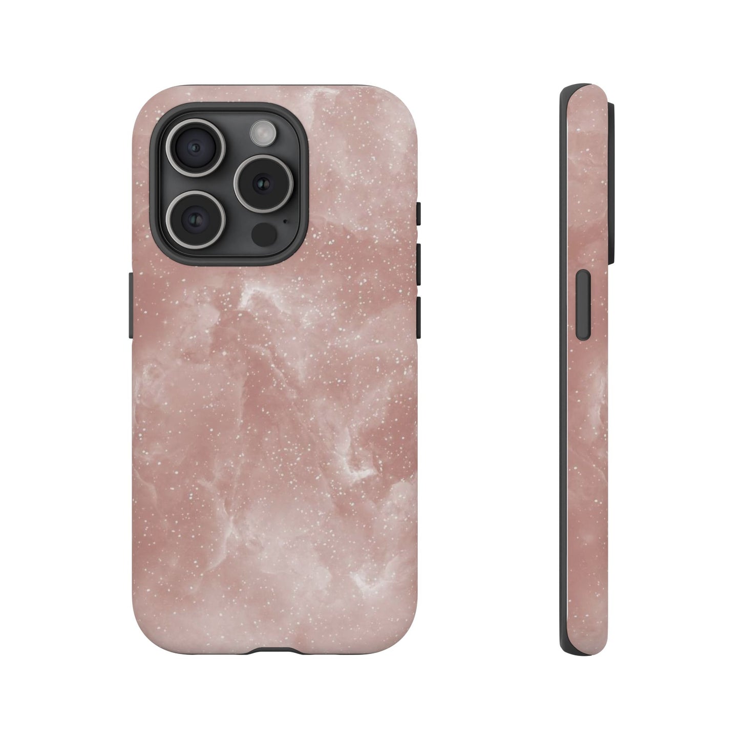 Rose Quartz Glitter iPhone Case