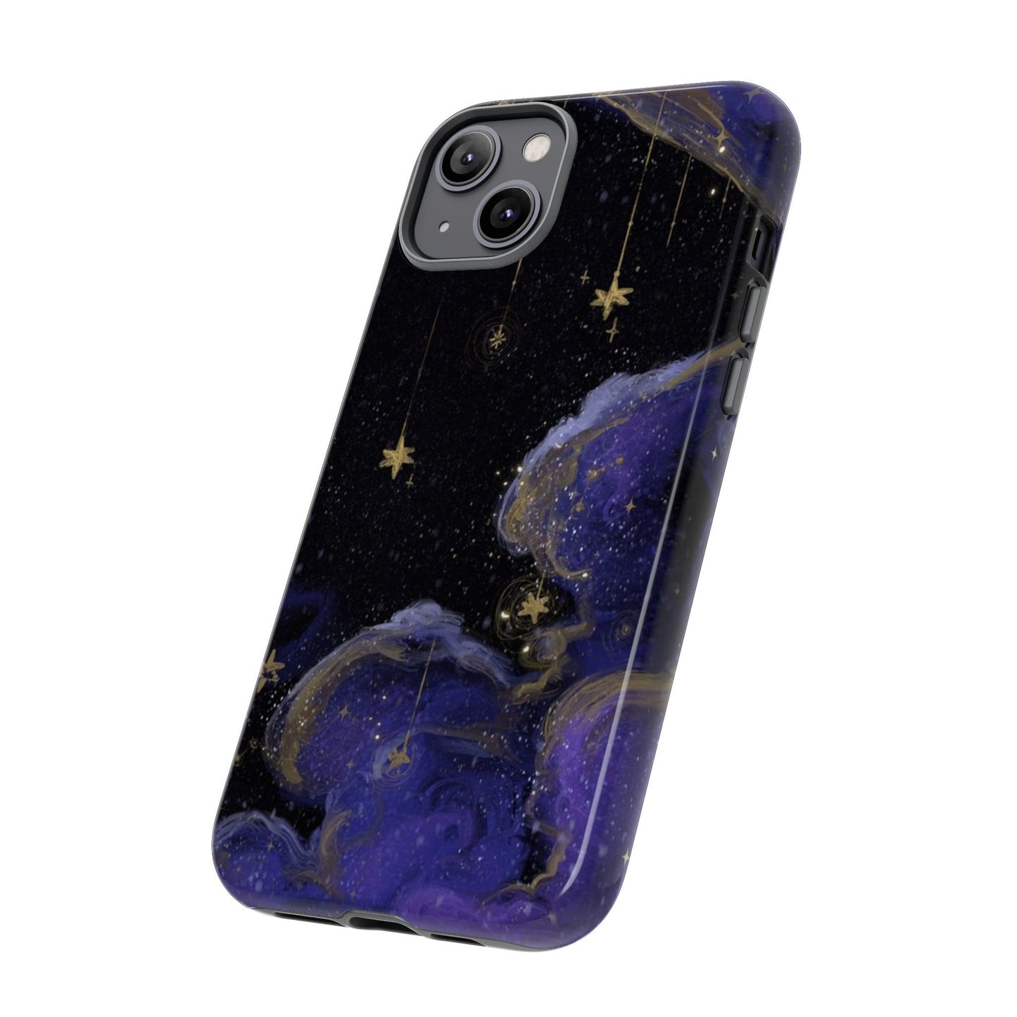 Cloudy Stars iPhone Case