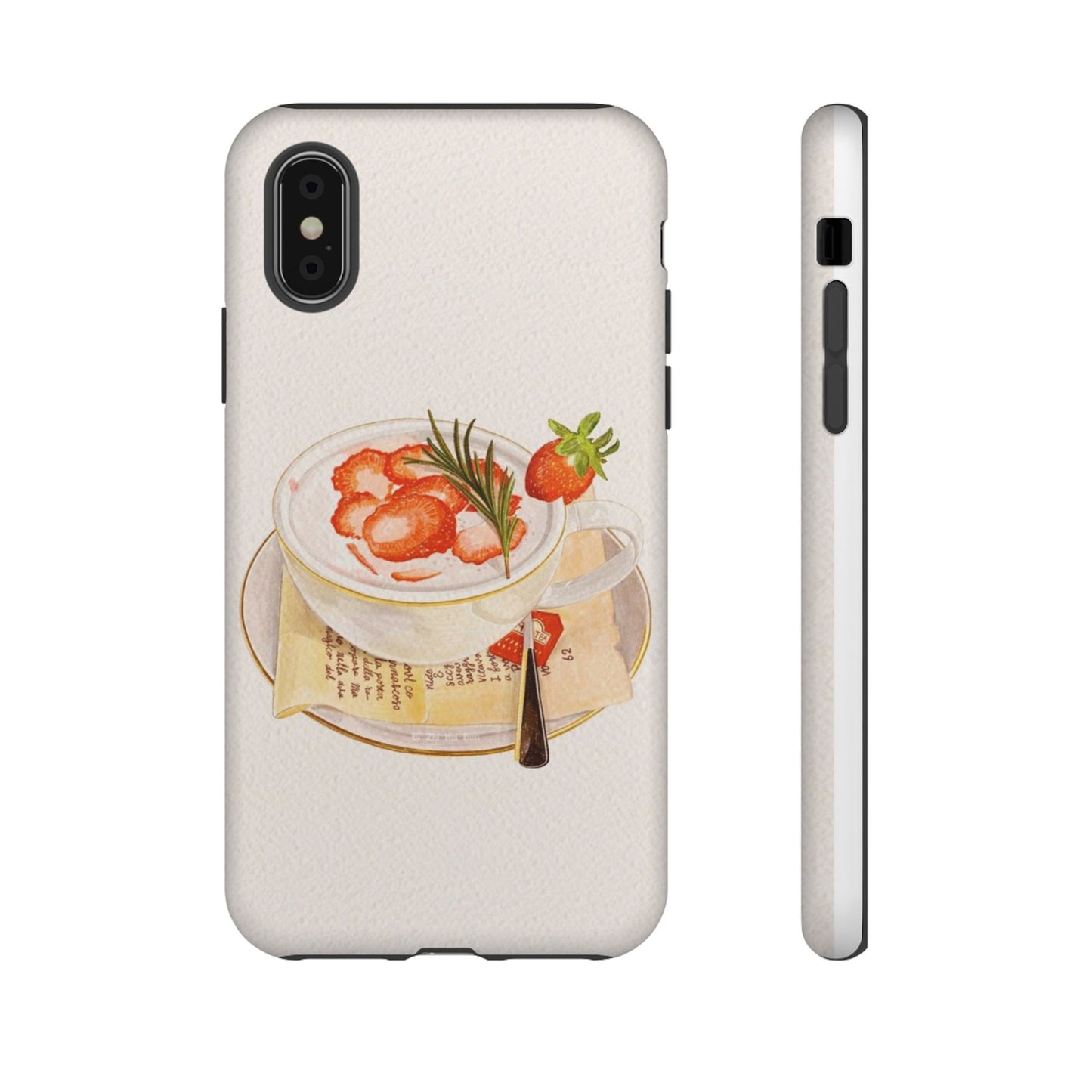 Strawberry Cream iPhone Case