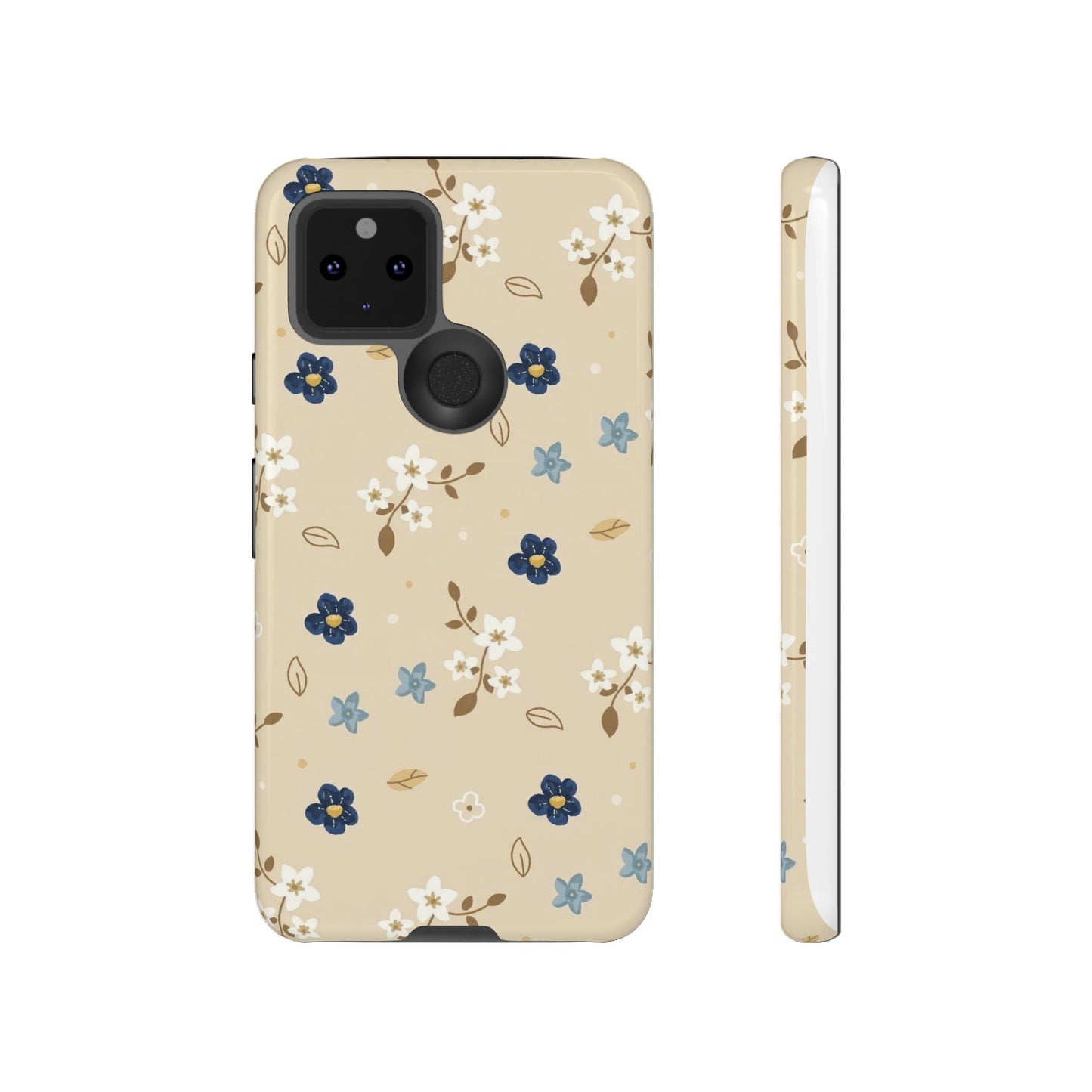 Navy Daisy Phone Case