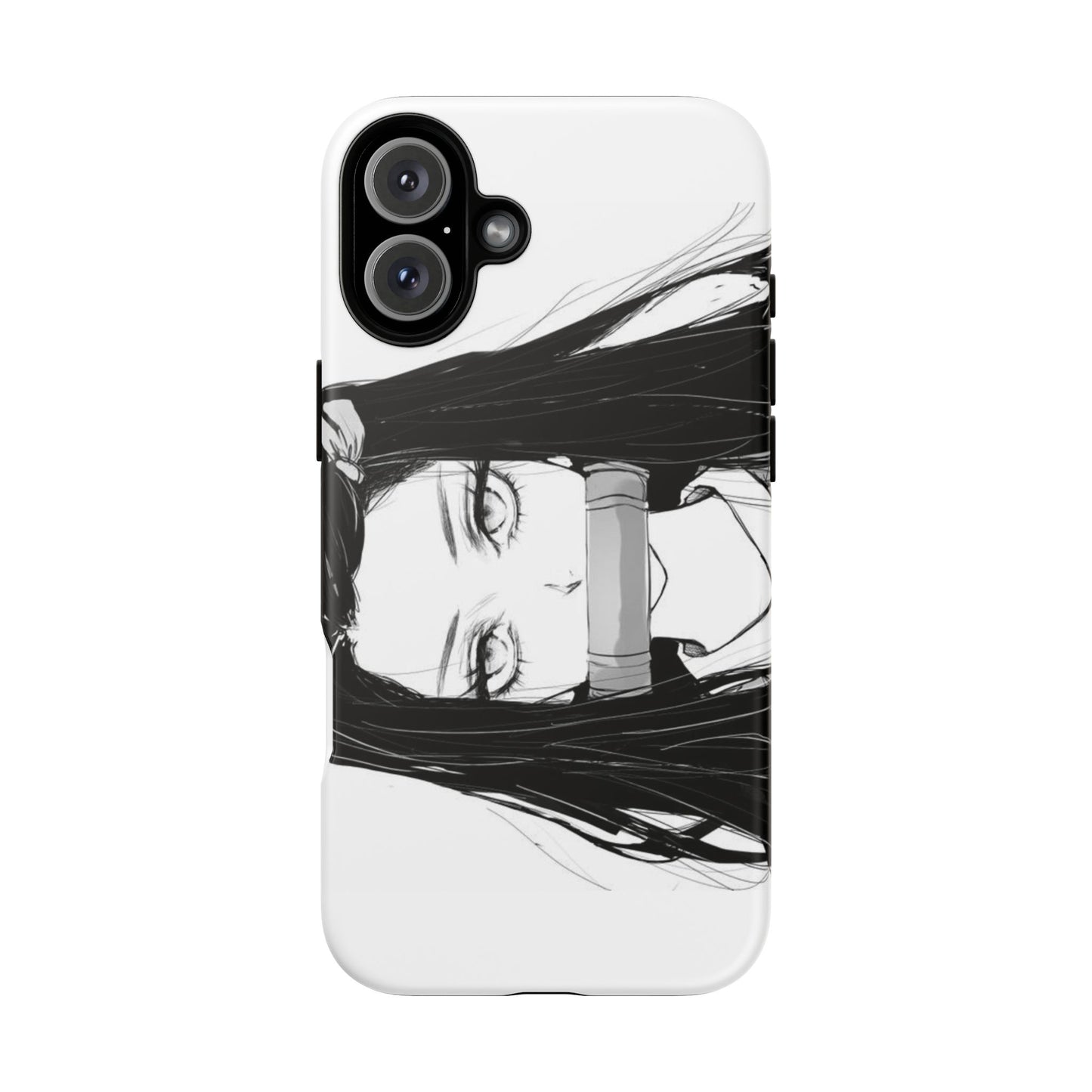 White Nezuko Kamado Clipart Phone Case