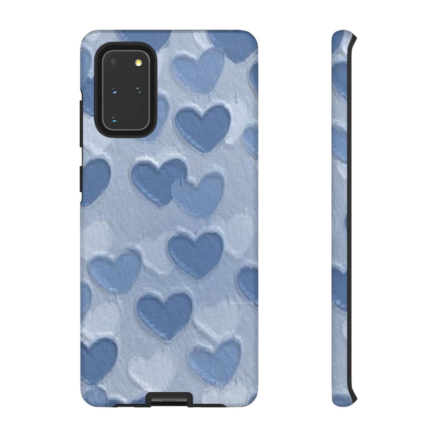 Blue Heart Chalk Wall Phone Case