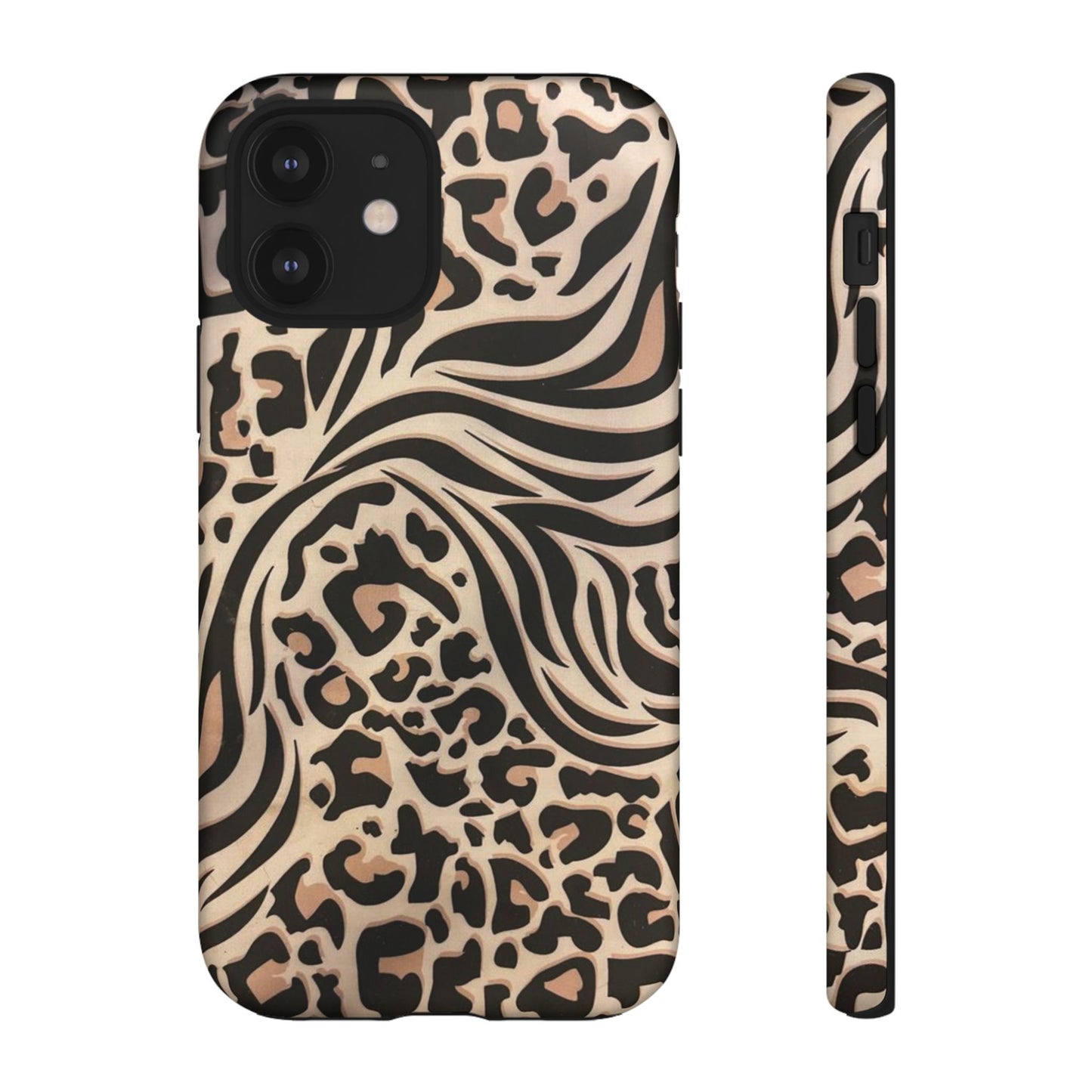 Cheetah Zebra iPhone Case