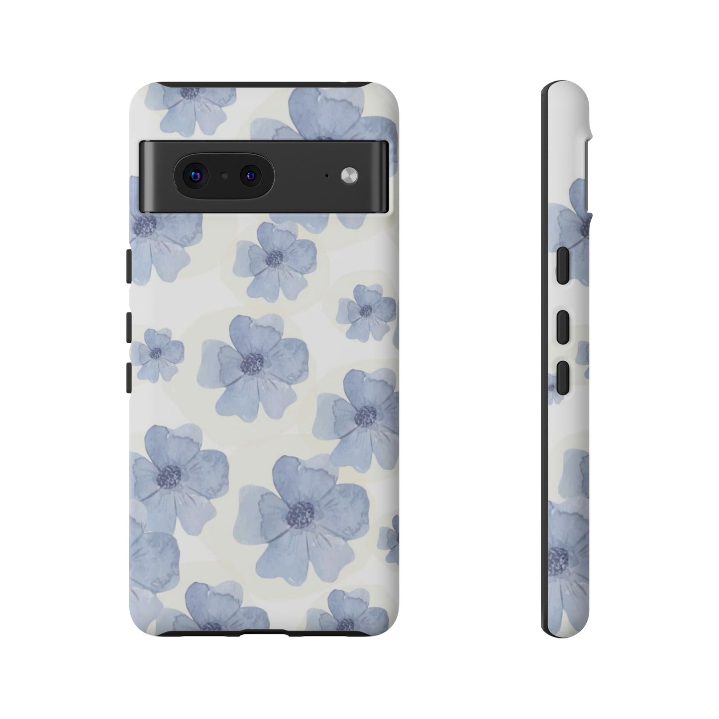 Blue Watercolor Flower iPhone Case