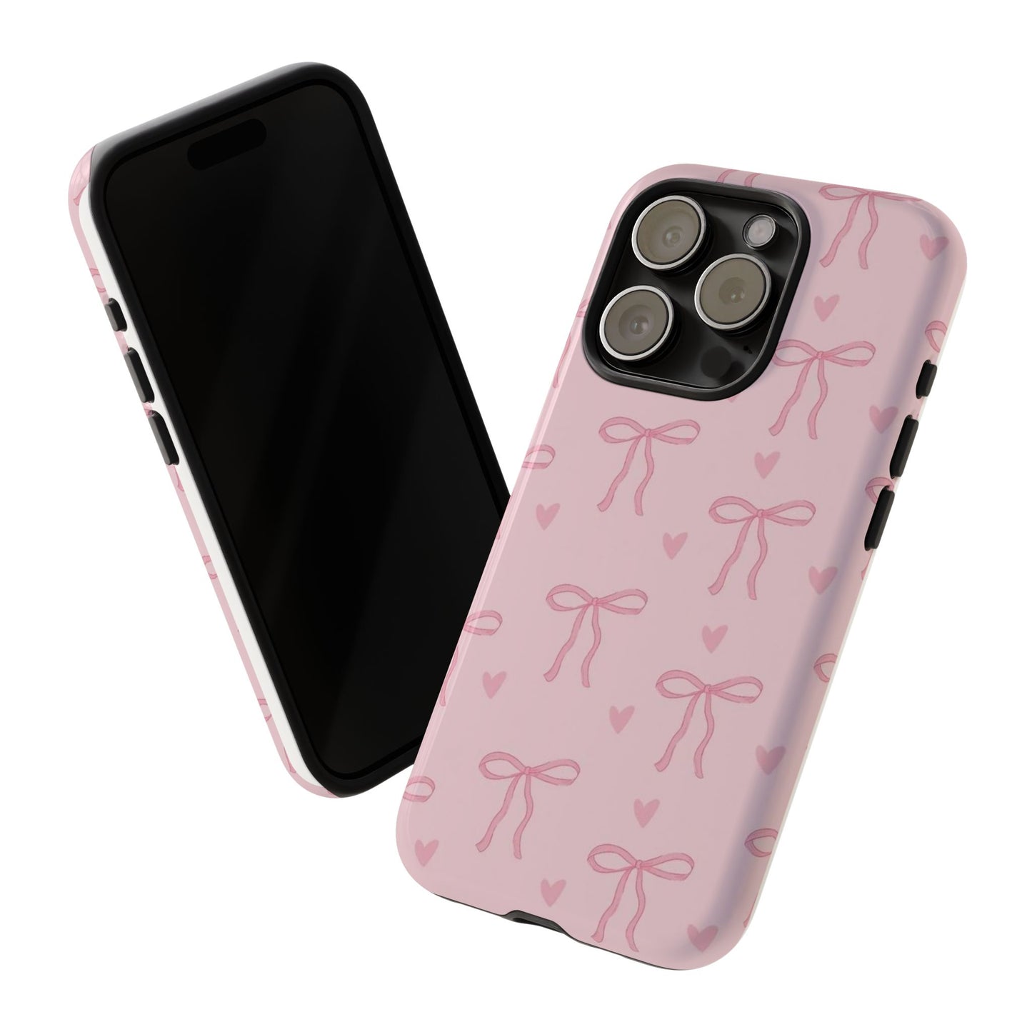 Bows and Hearts iPhone Case