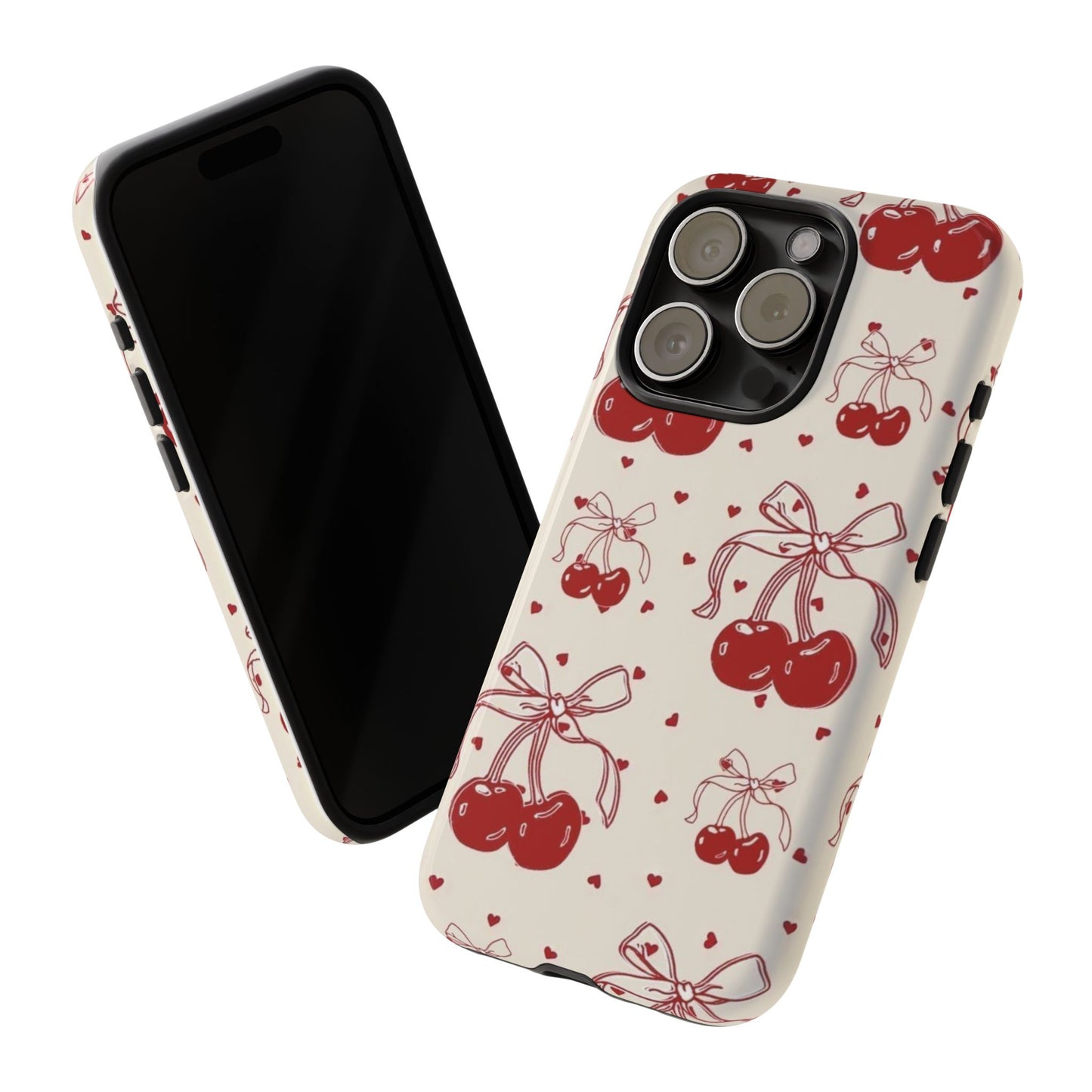 Cherry Bows iPhone Case