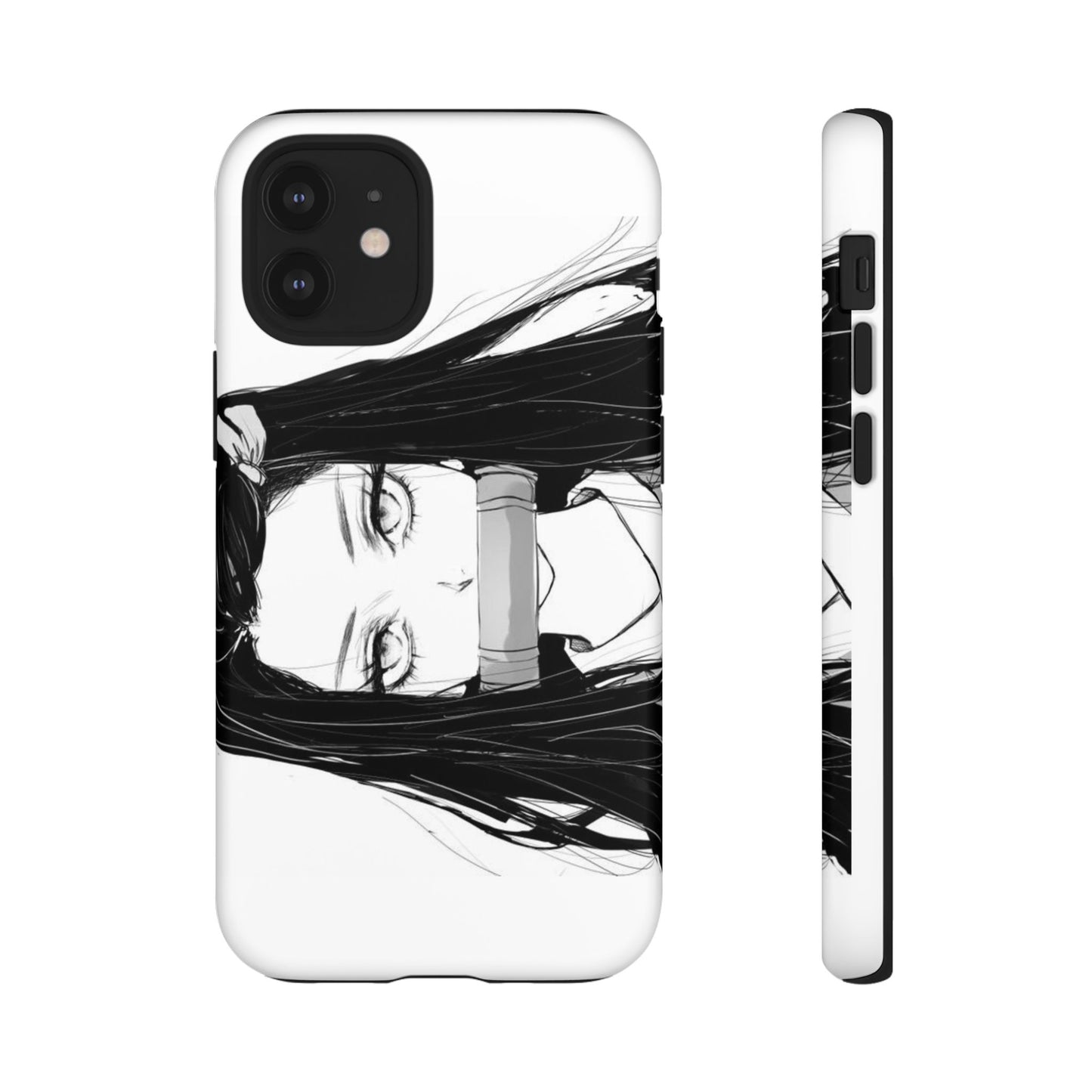 White Nezuko Kamado Clipart Phone Case