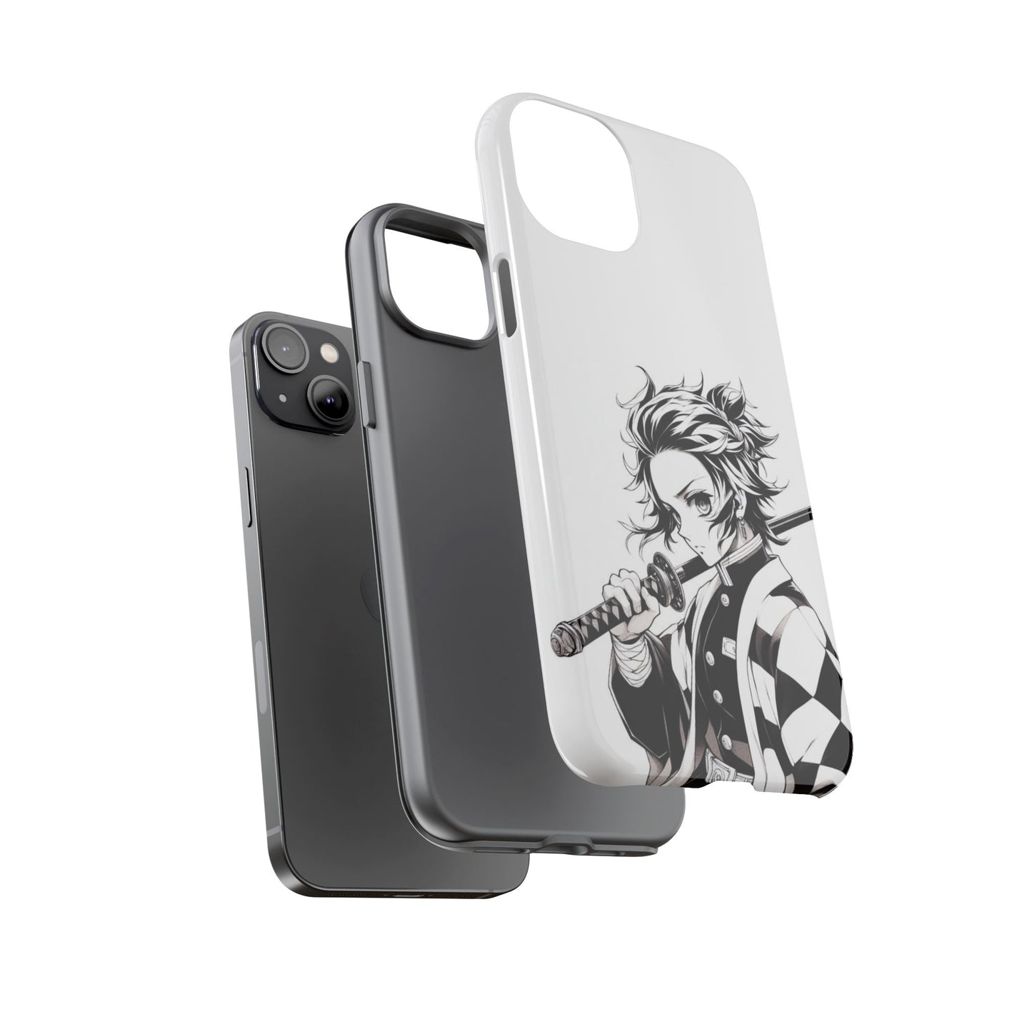 White Kamado Tanjiro Phone Case