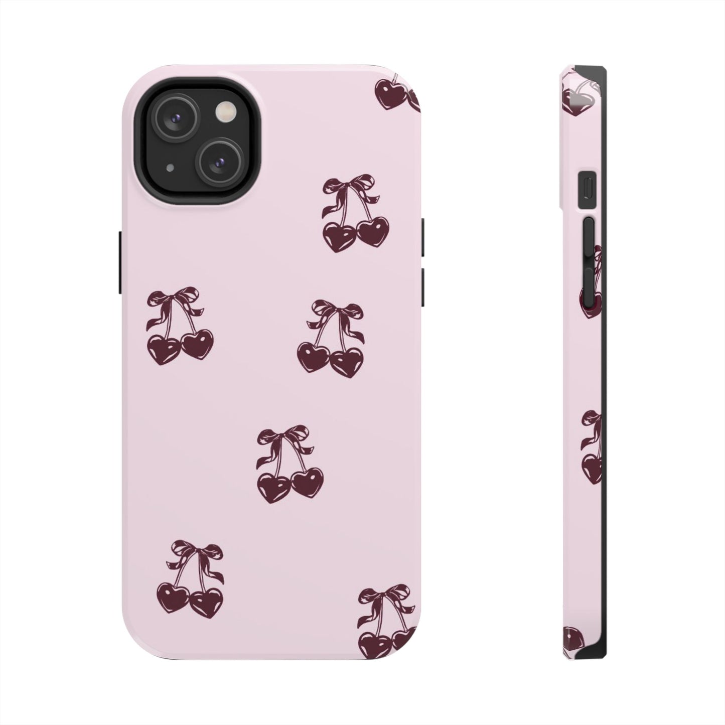 Heart Cherries iPhone Case