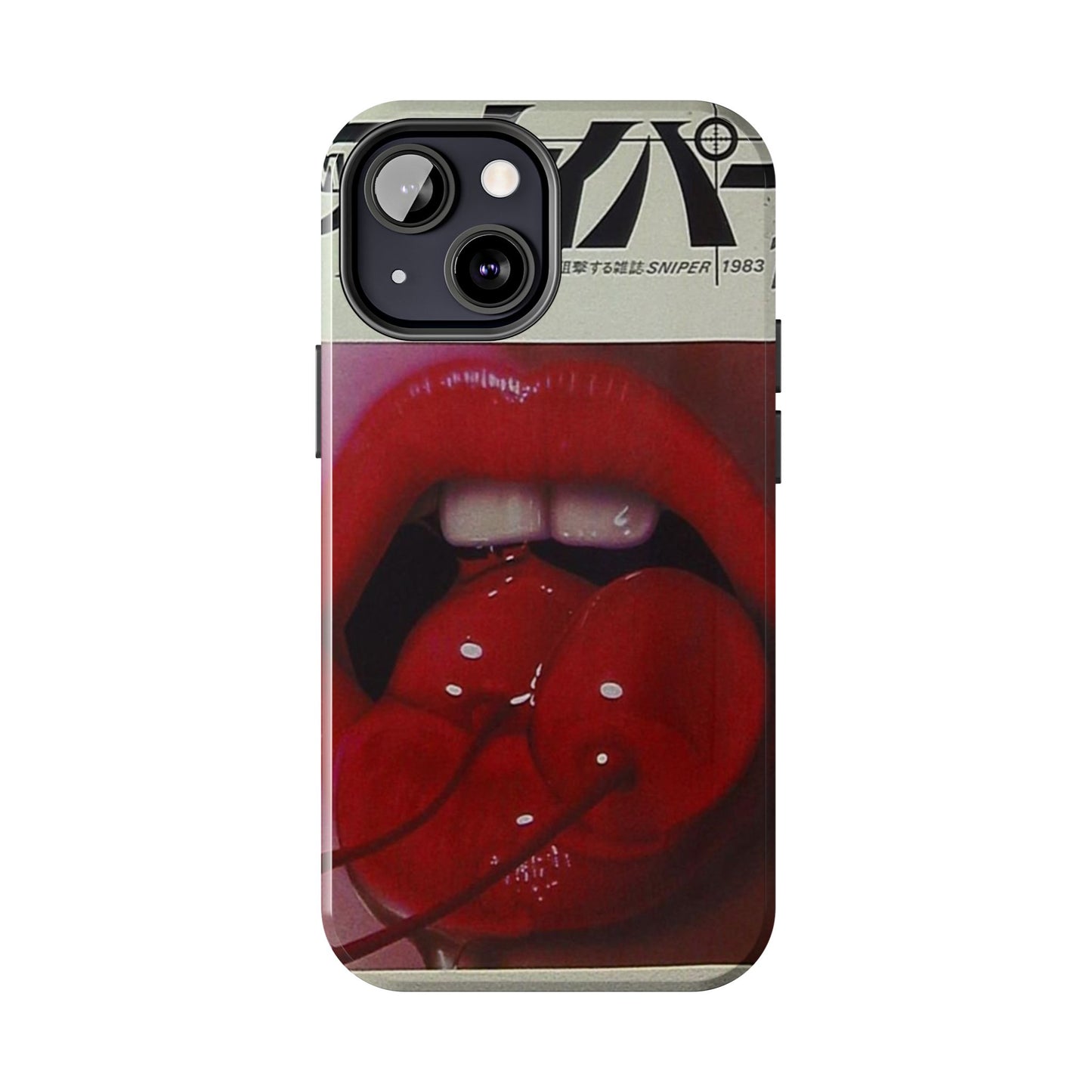 Cherry Red iPhone Case