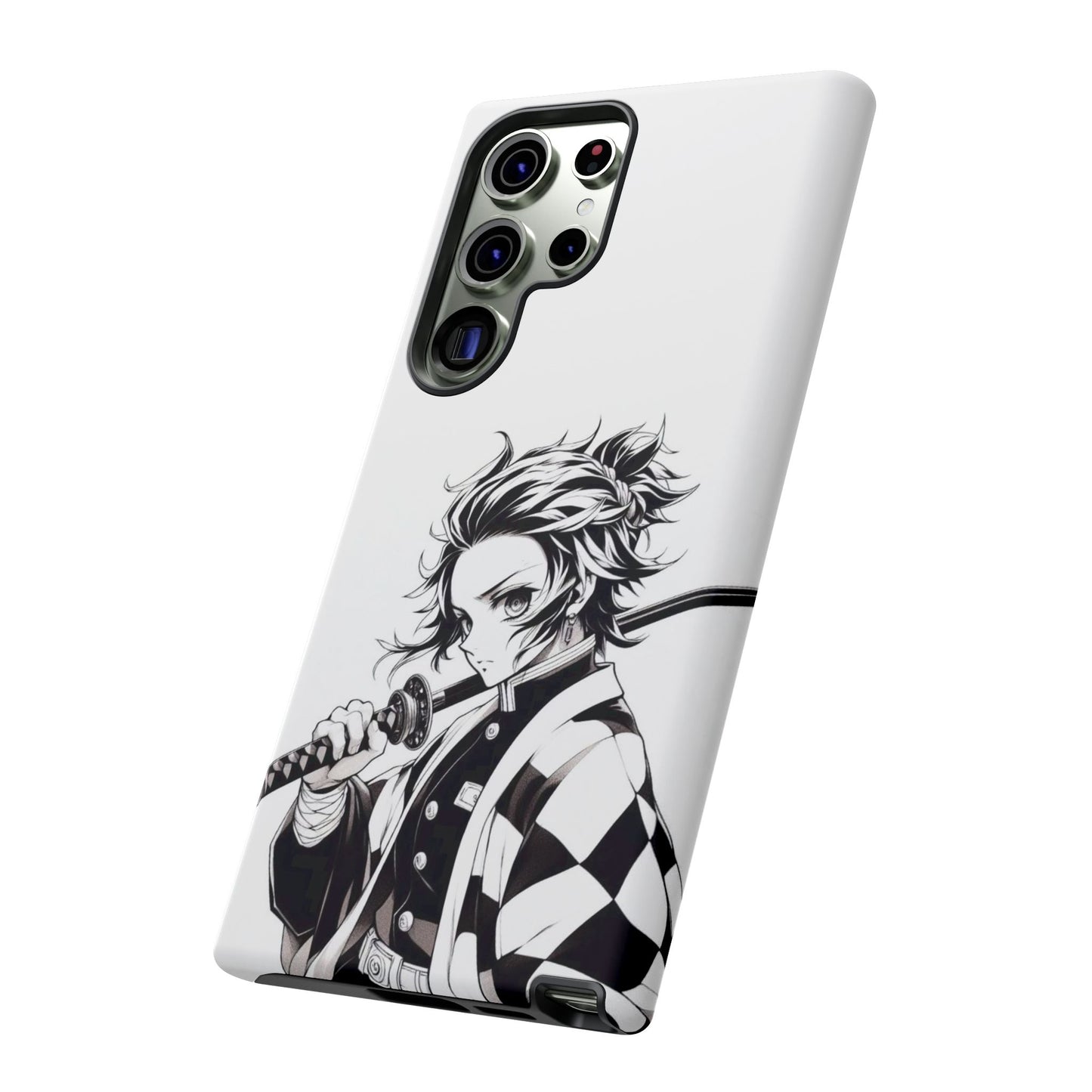 White Kamado Tanjiro Phone Case