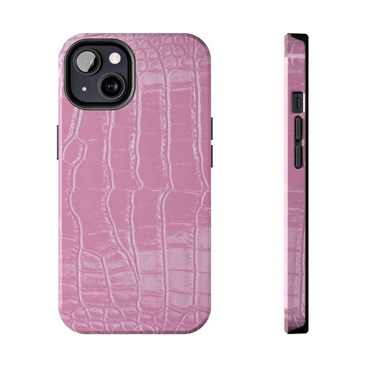 Pink Leather iPhone Case