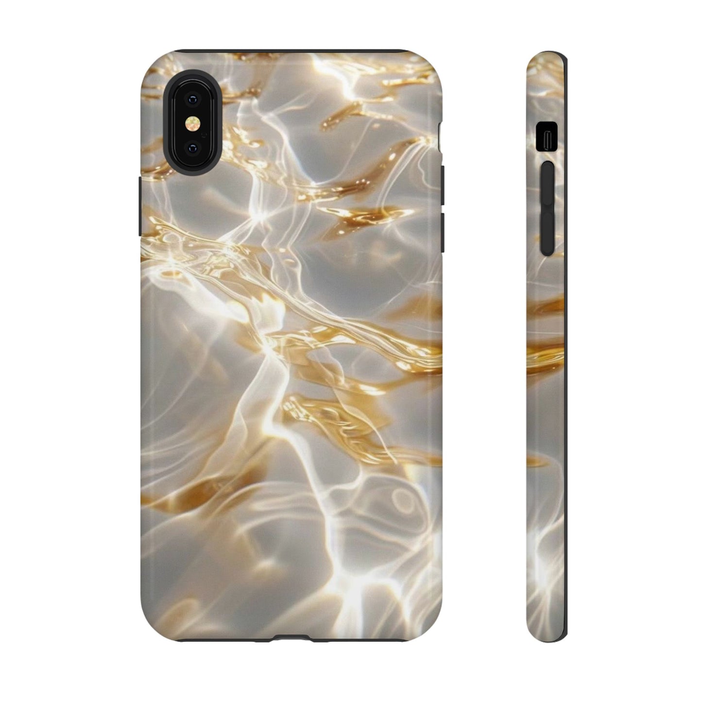 Golden Wave iPhone Case