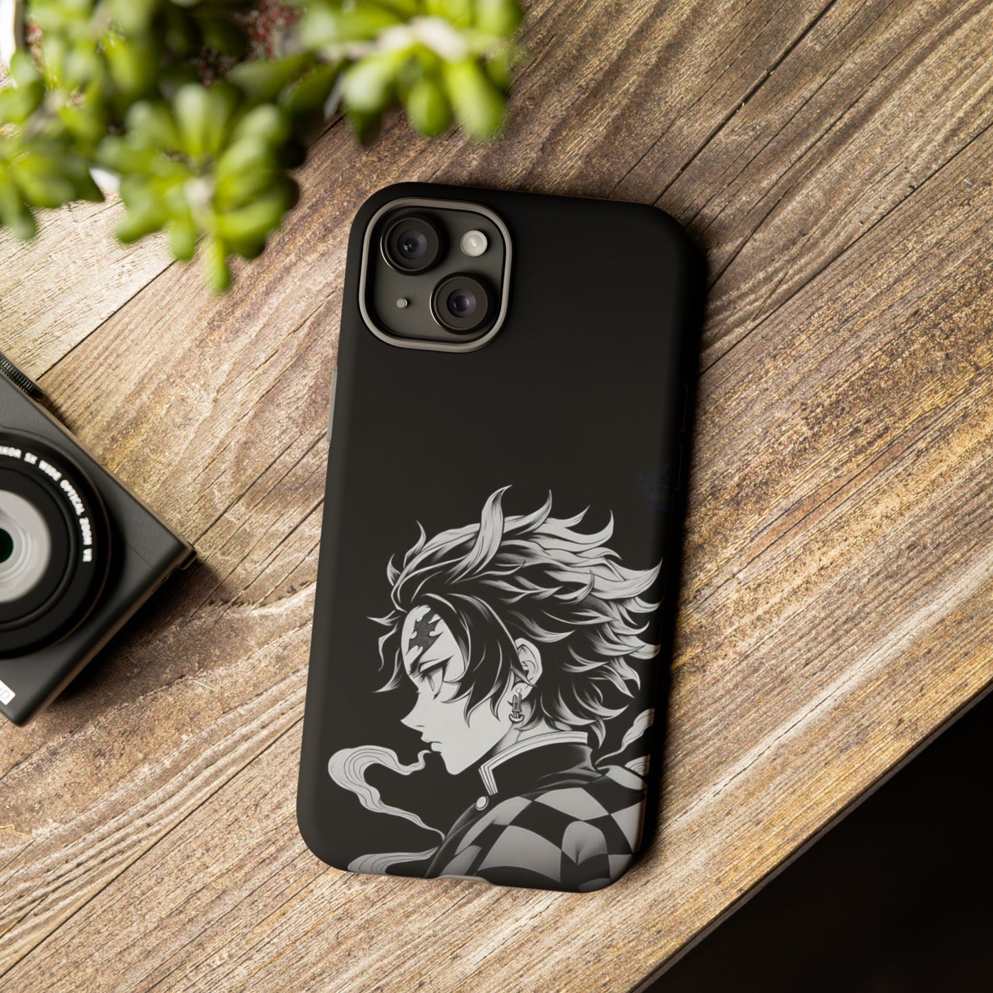 Black Kamado Tanjiro Phone Case