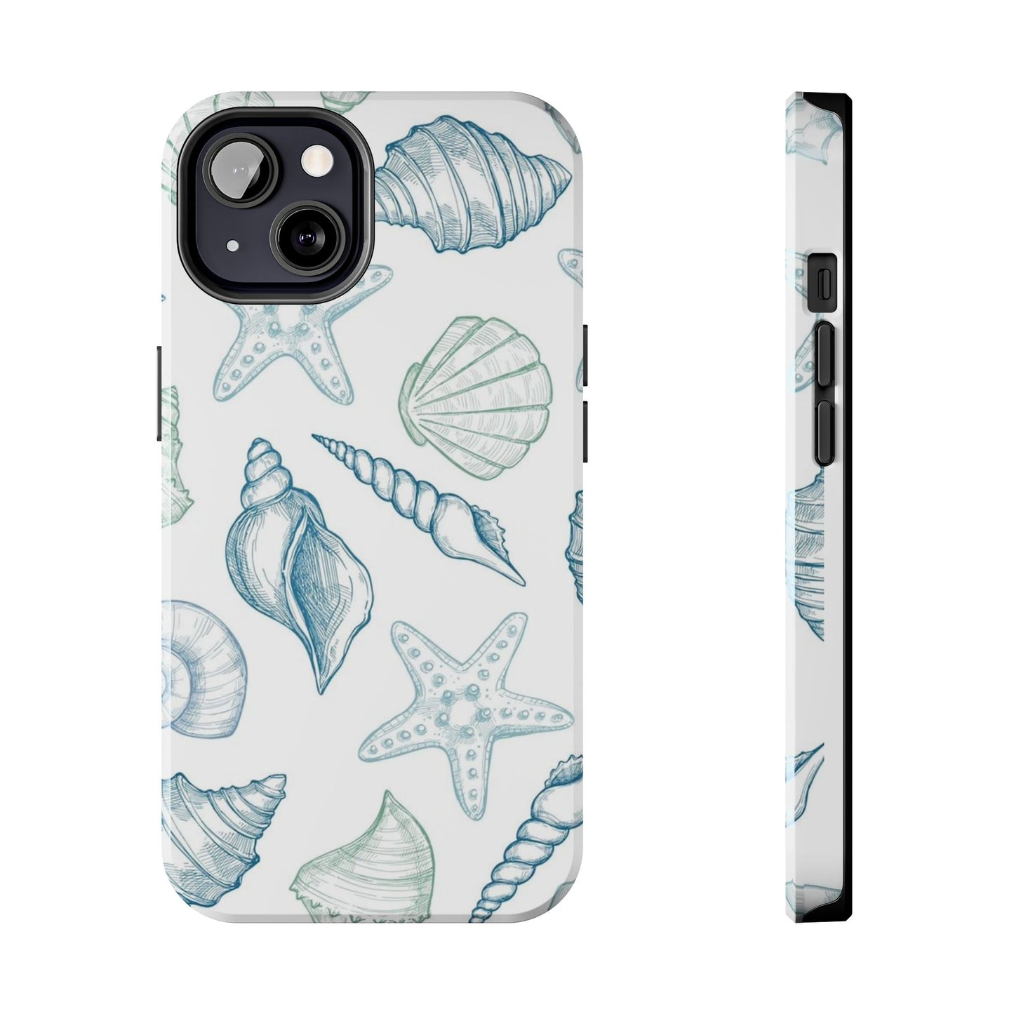 Blue Coastal Coral iPhone Case