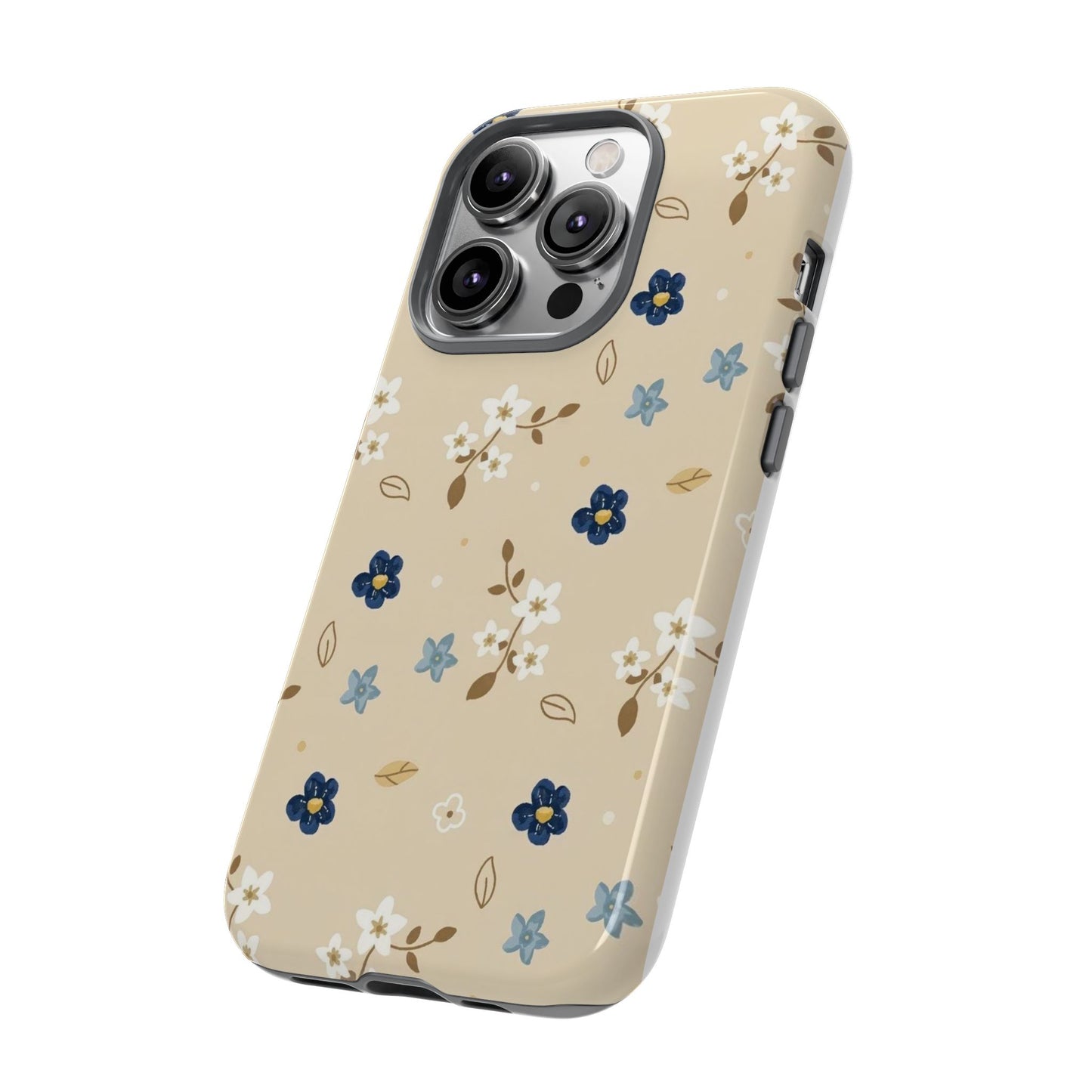 Navy Daisy Phone Case