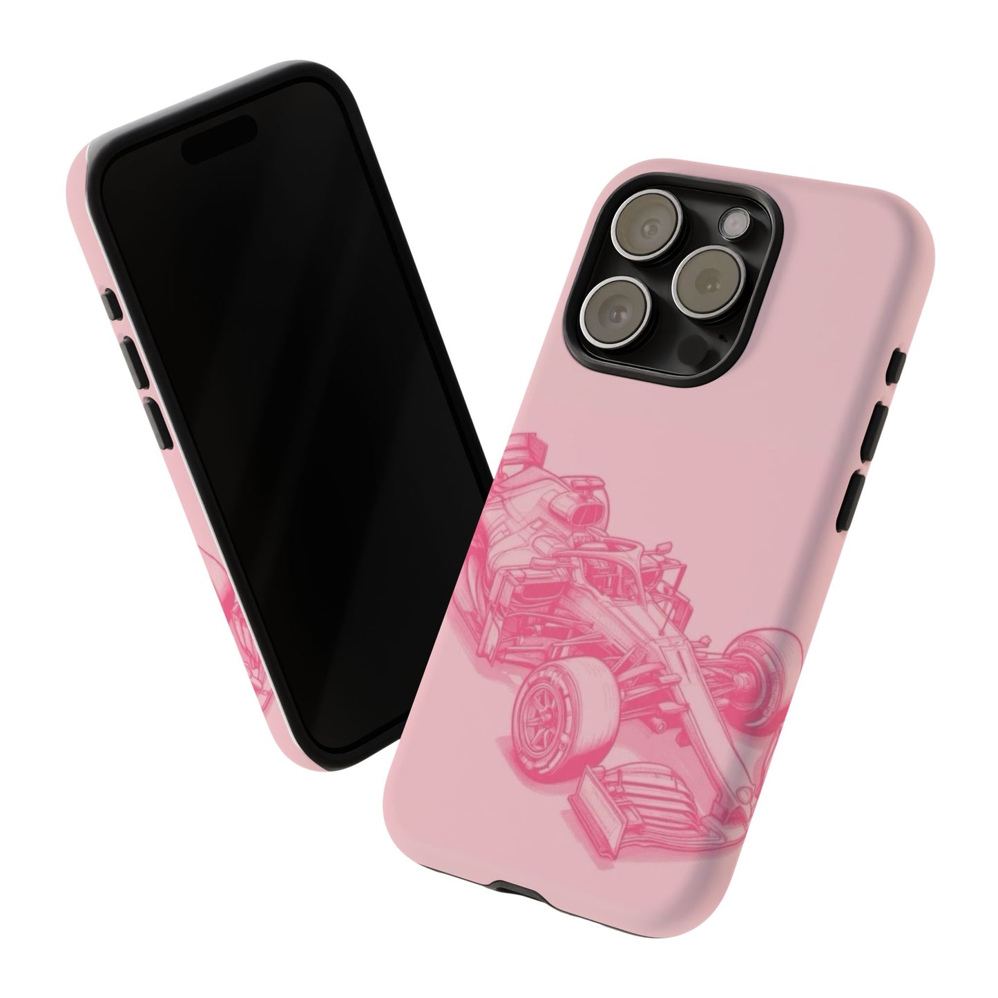 Pink Racecar iPhone Case