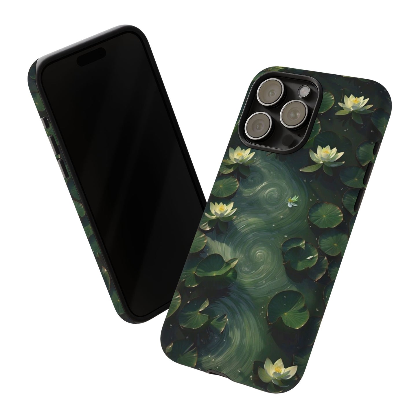 Lilypad Swirls iPhone Case