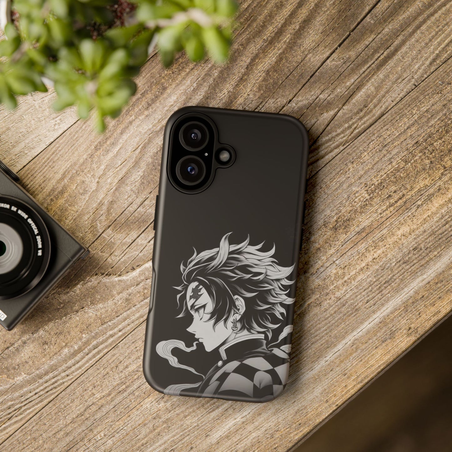 Black Kamado Tanjiro Phone Case