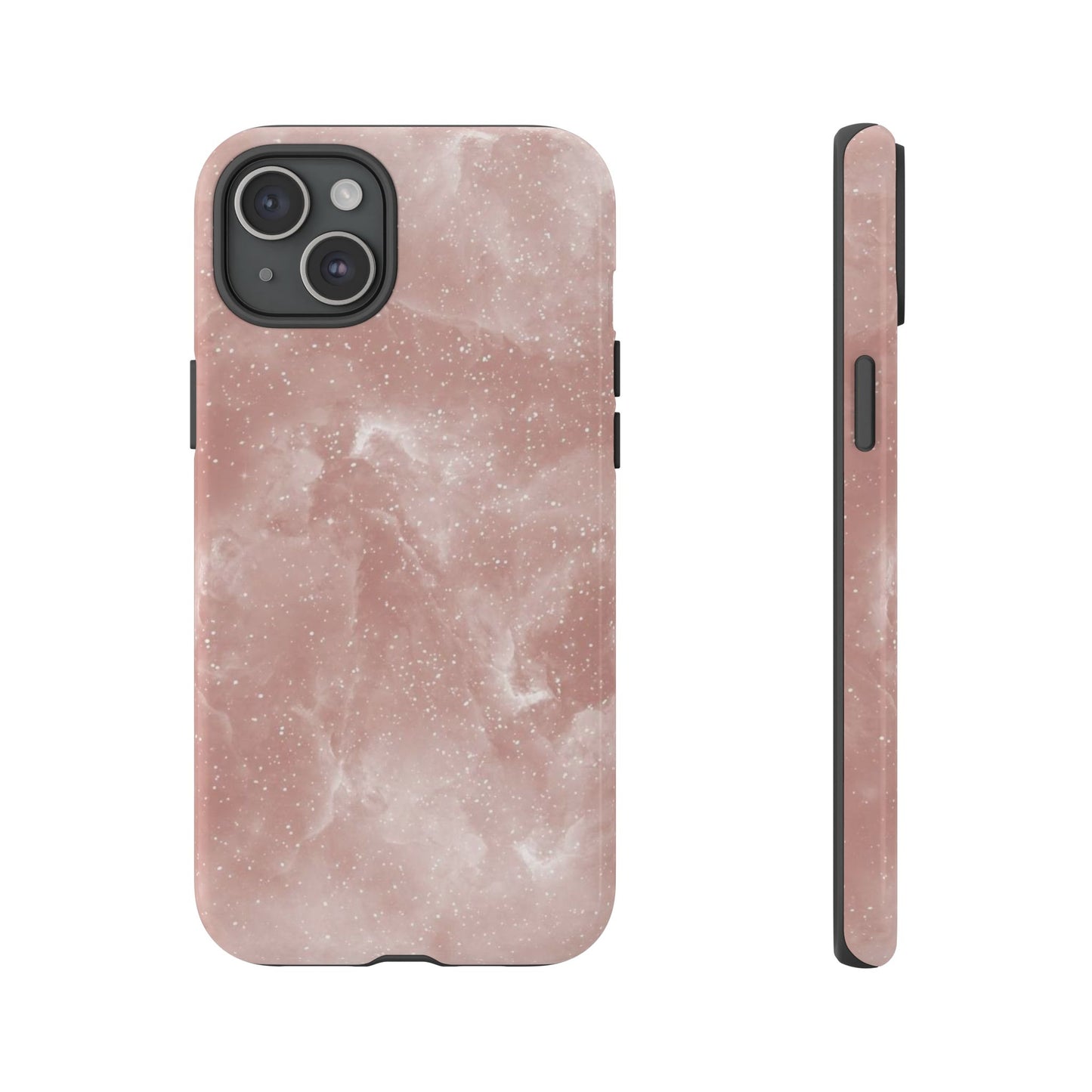 Rose Quartz Glitter iPhone Case