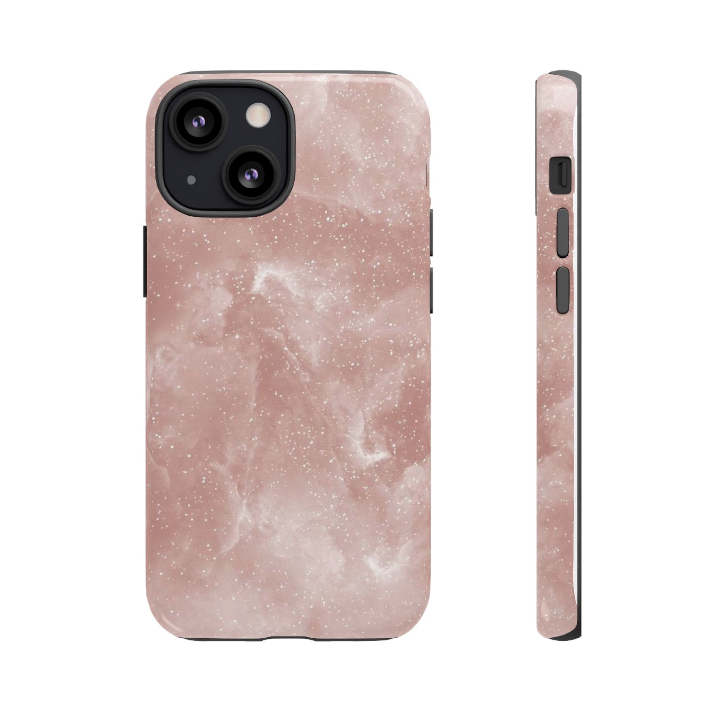 Rose Quartz Glitter iPhone Case