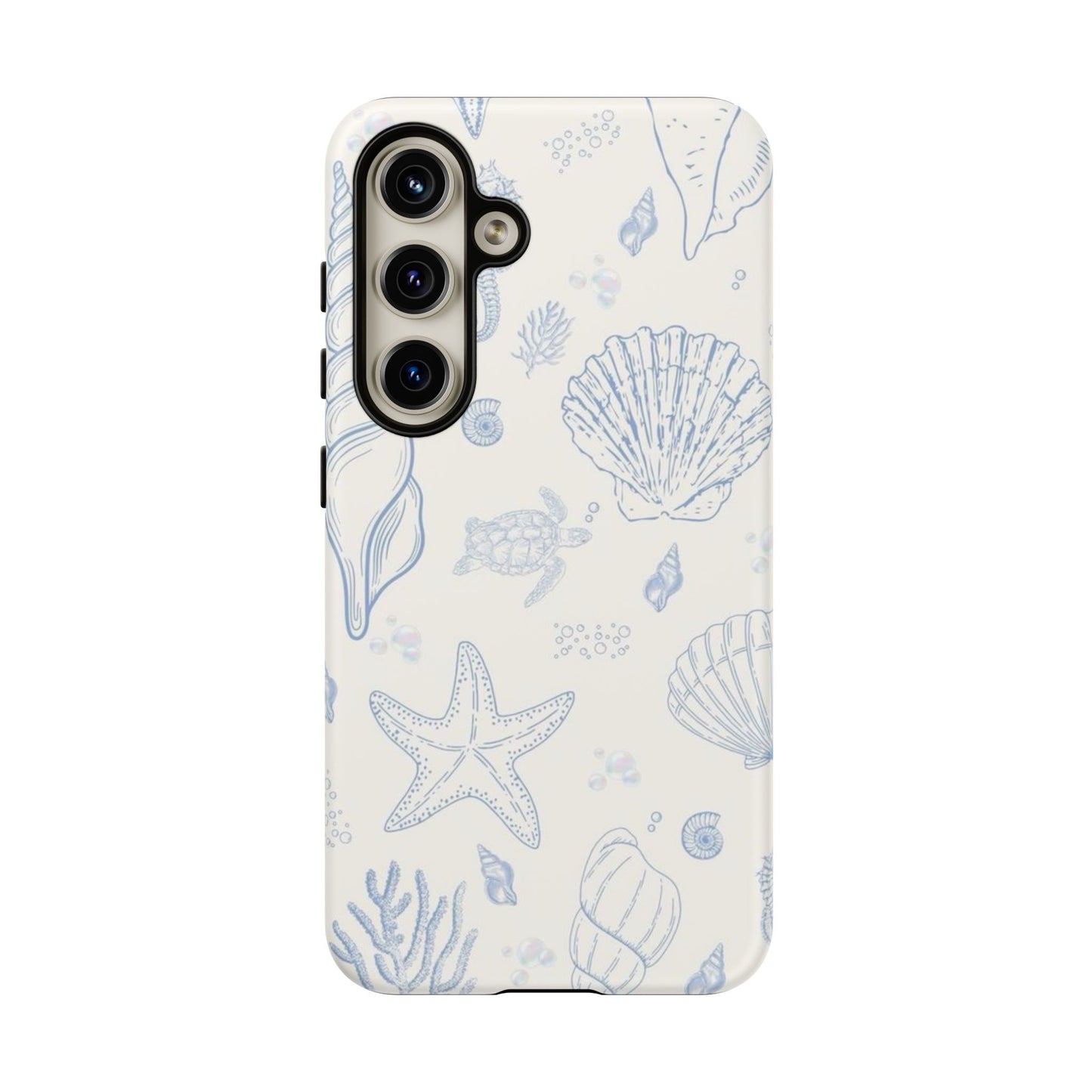 Blue Coastal Coral iPhone Case