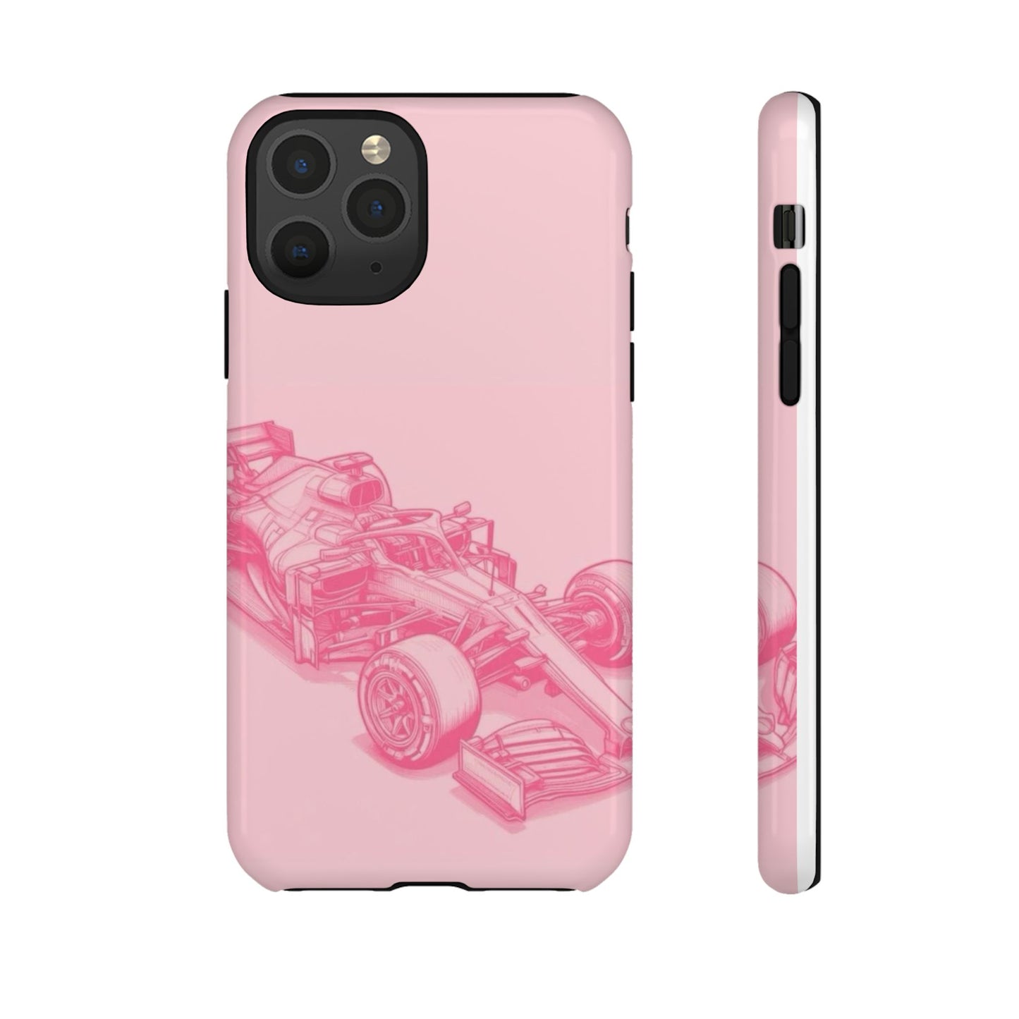 Pink Racecar iPhone Case