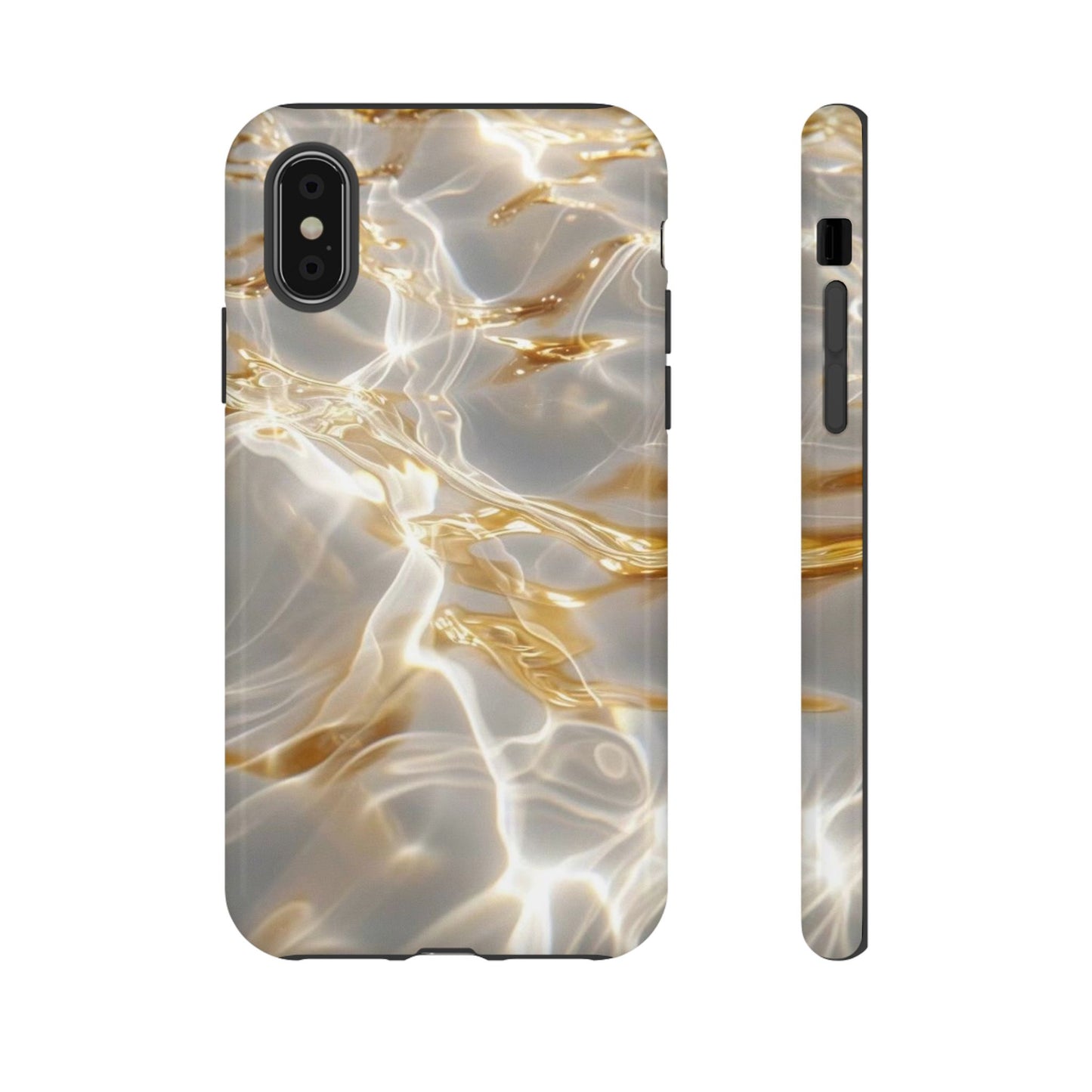 Golden Wave iPhone Case