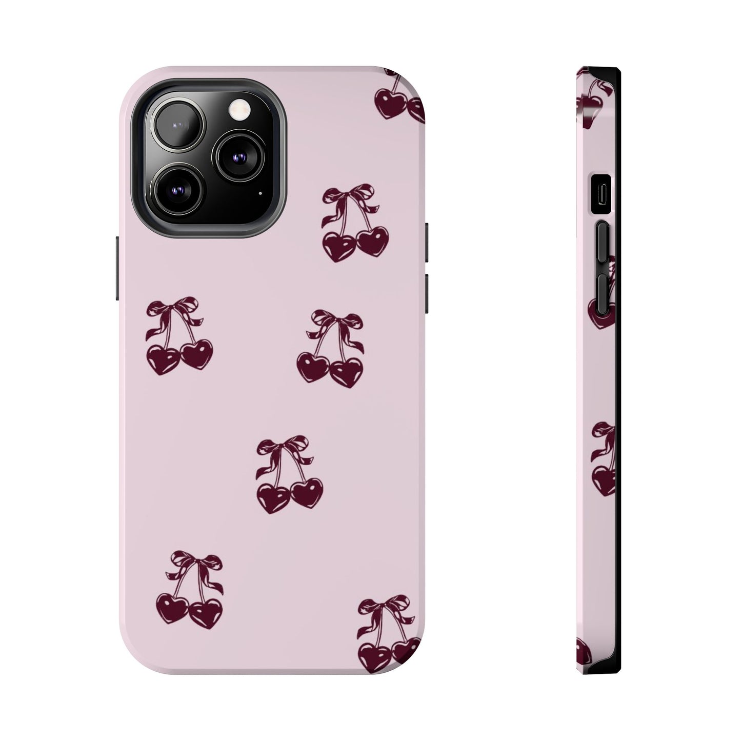 Heart Cherries iPhone Case