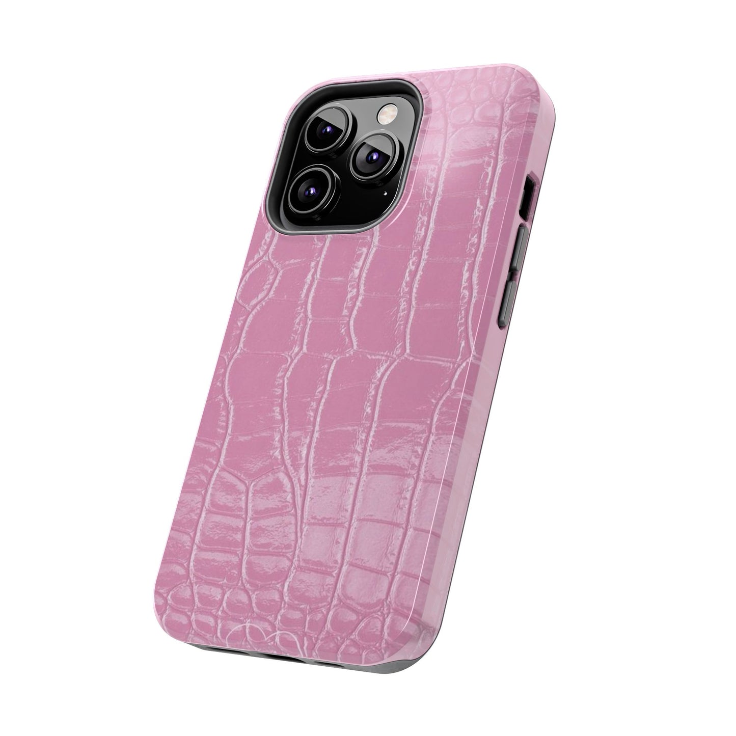 Pink Leather iPhone Case