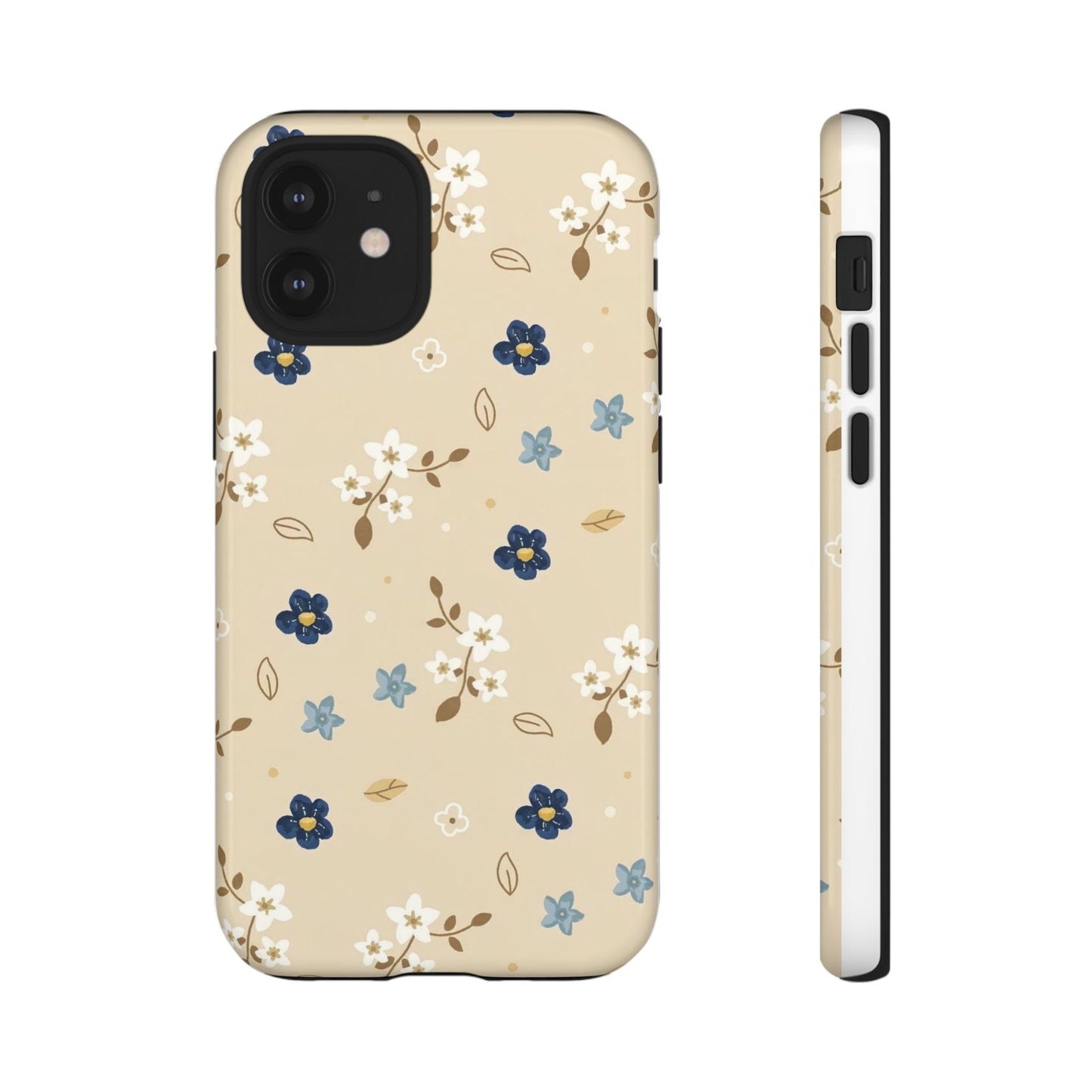 Navy Daisy Phone Case