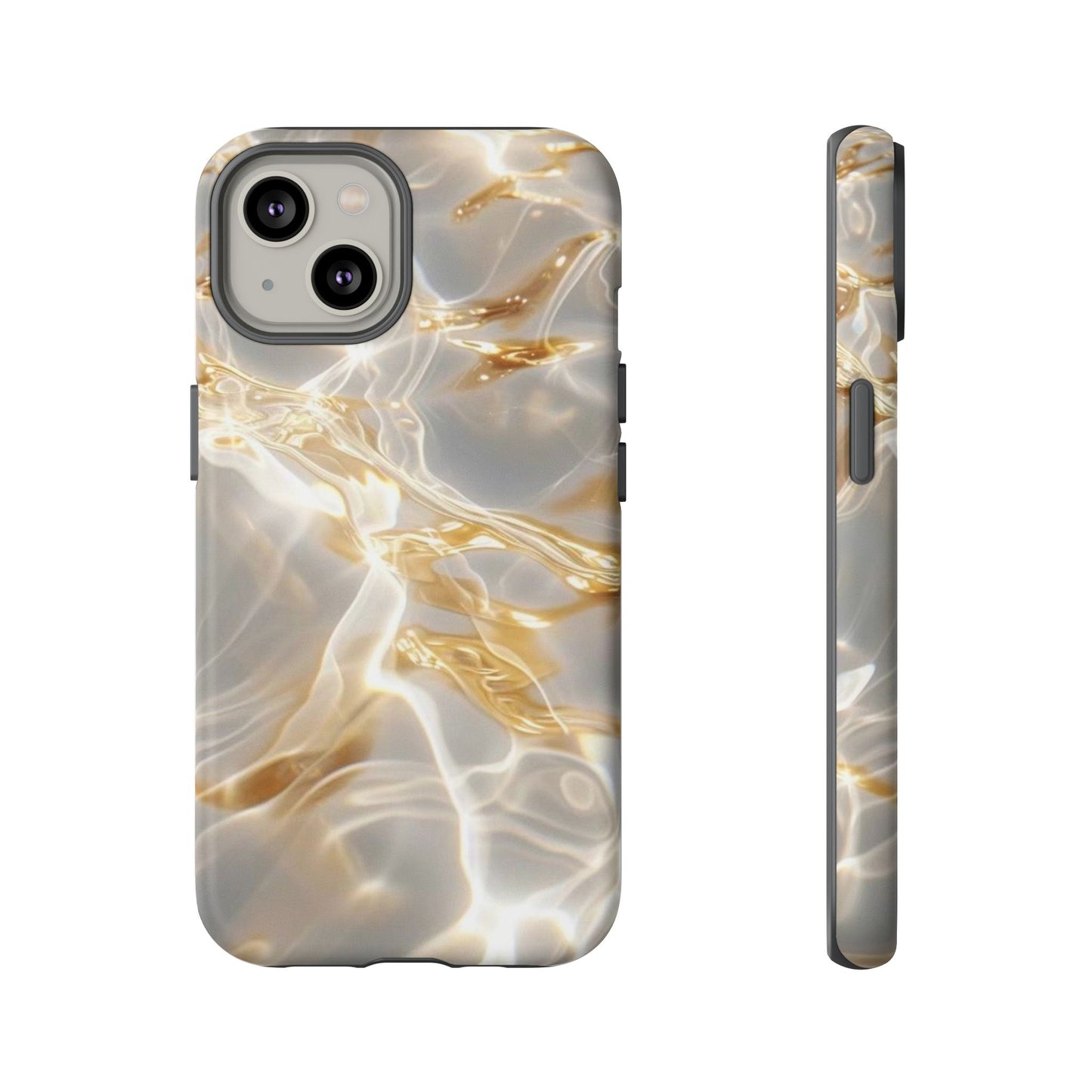 Golden Wave iPhone Case