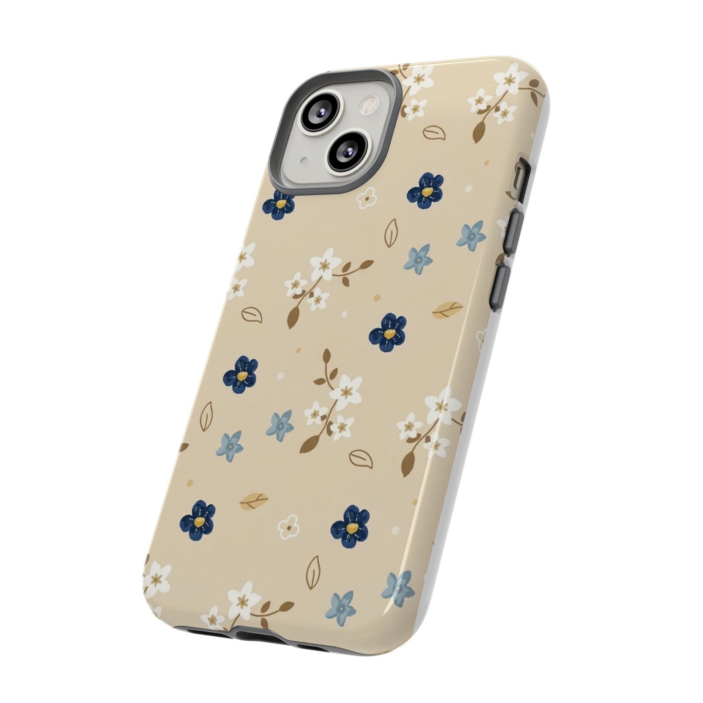 Navy Daisy Phone Case