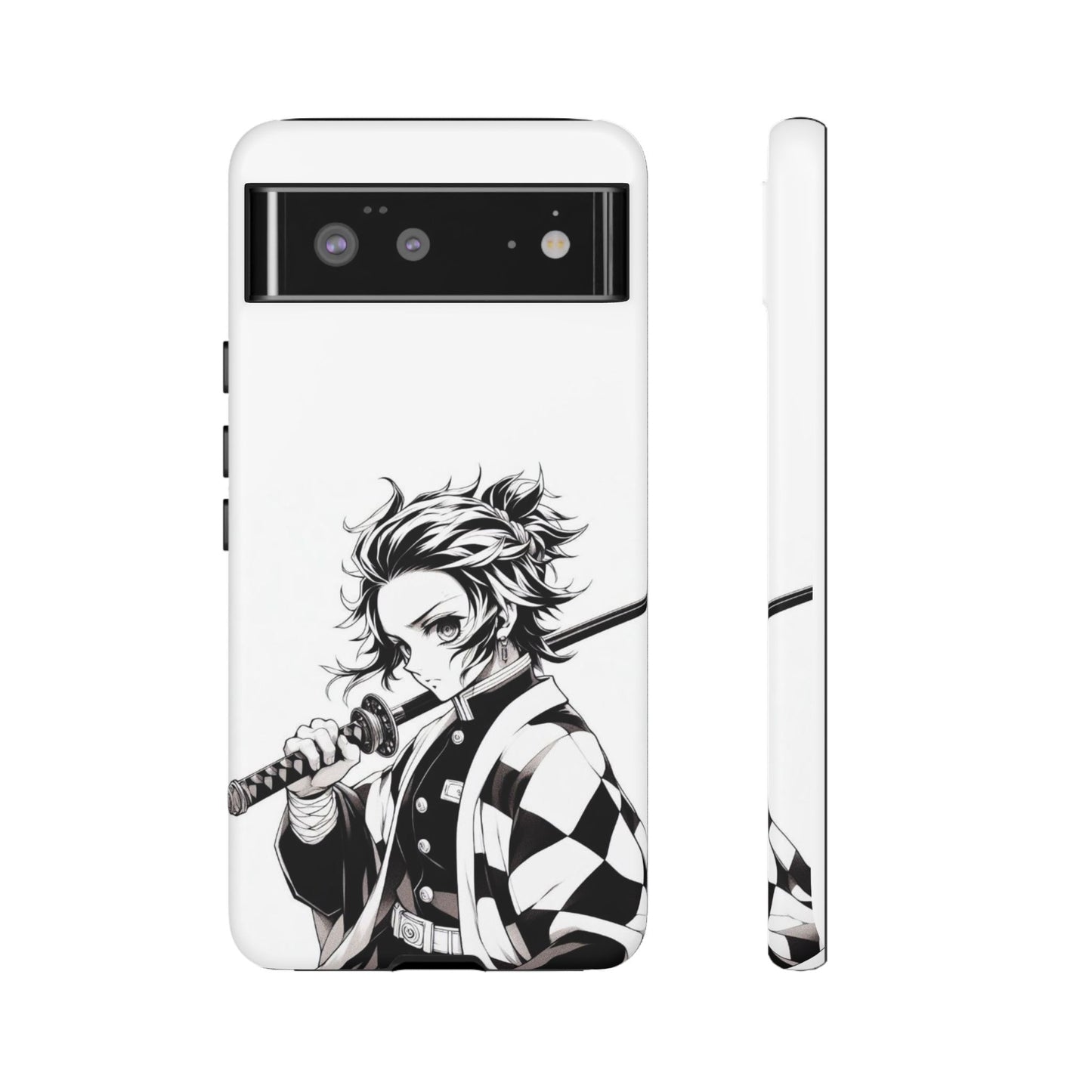 White Kamado Tanjiro Phone Case