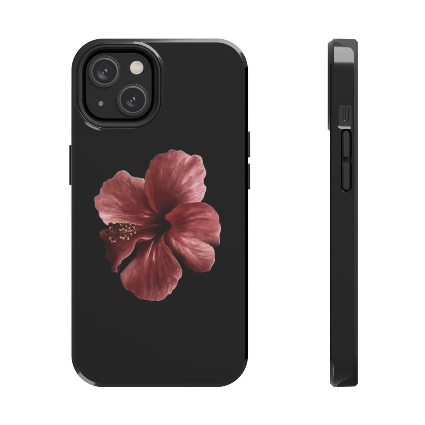 3D Hibiscus iPhone Case